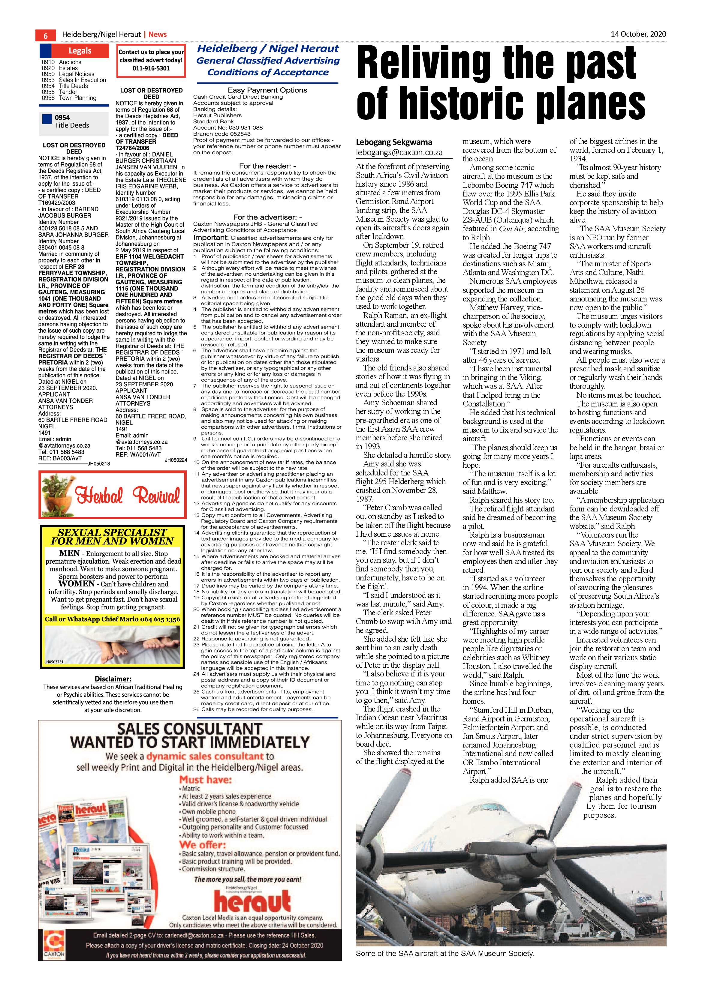 Heidelberg Nigel Heraut 14 October 2020 page 6