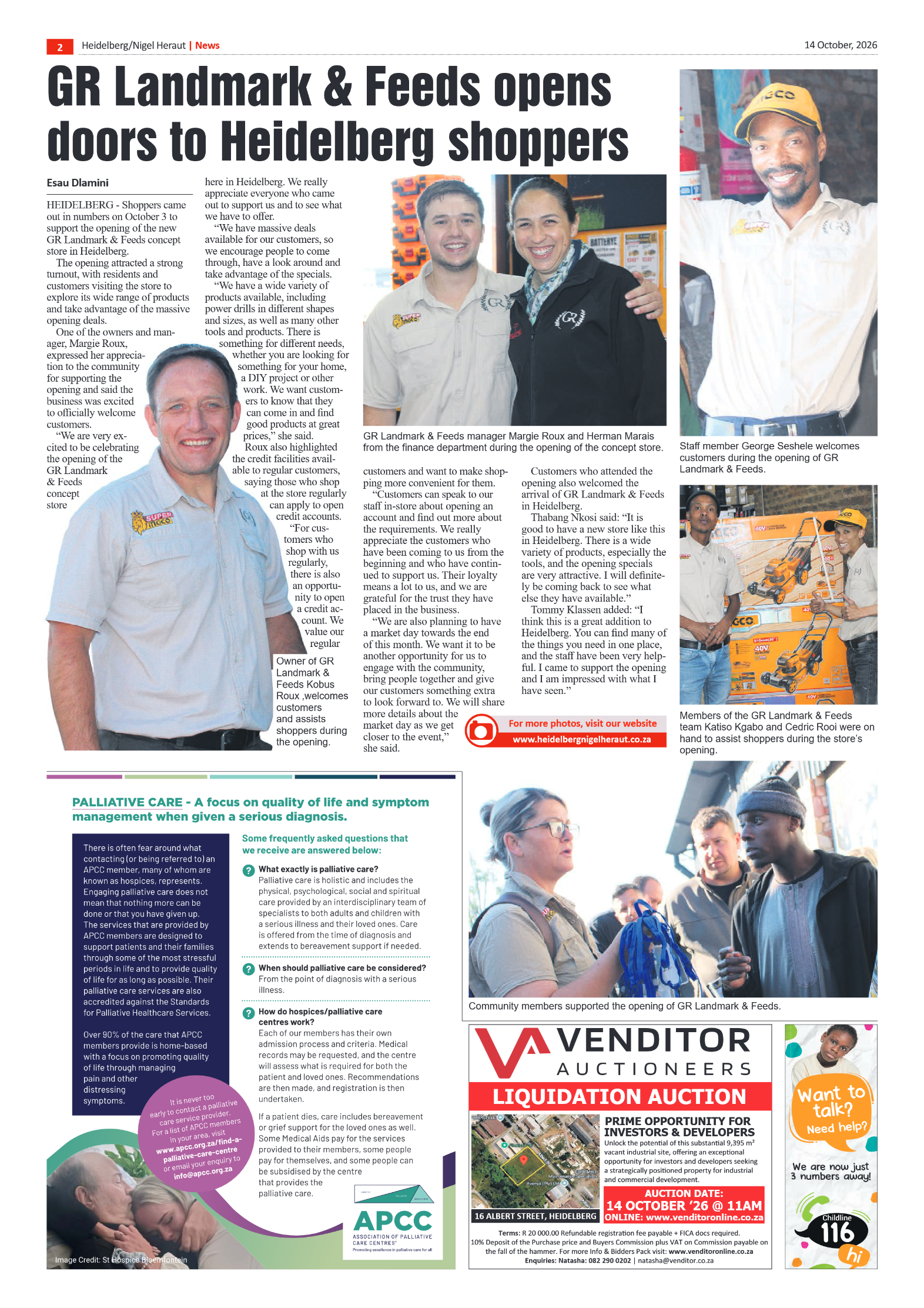 Heidelberg Nigel Heraut 14 October 2026 page 2