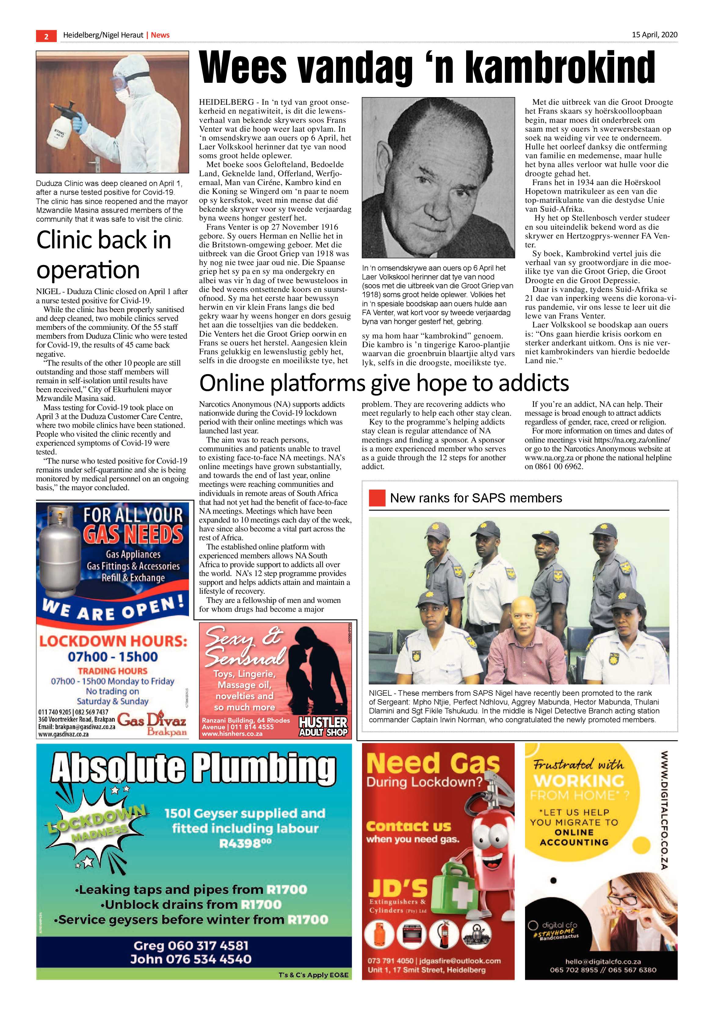 Heidelberg Nigel Heraut 15 April 2020 page 2