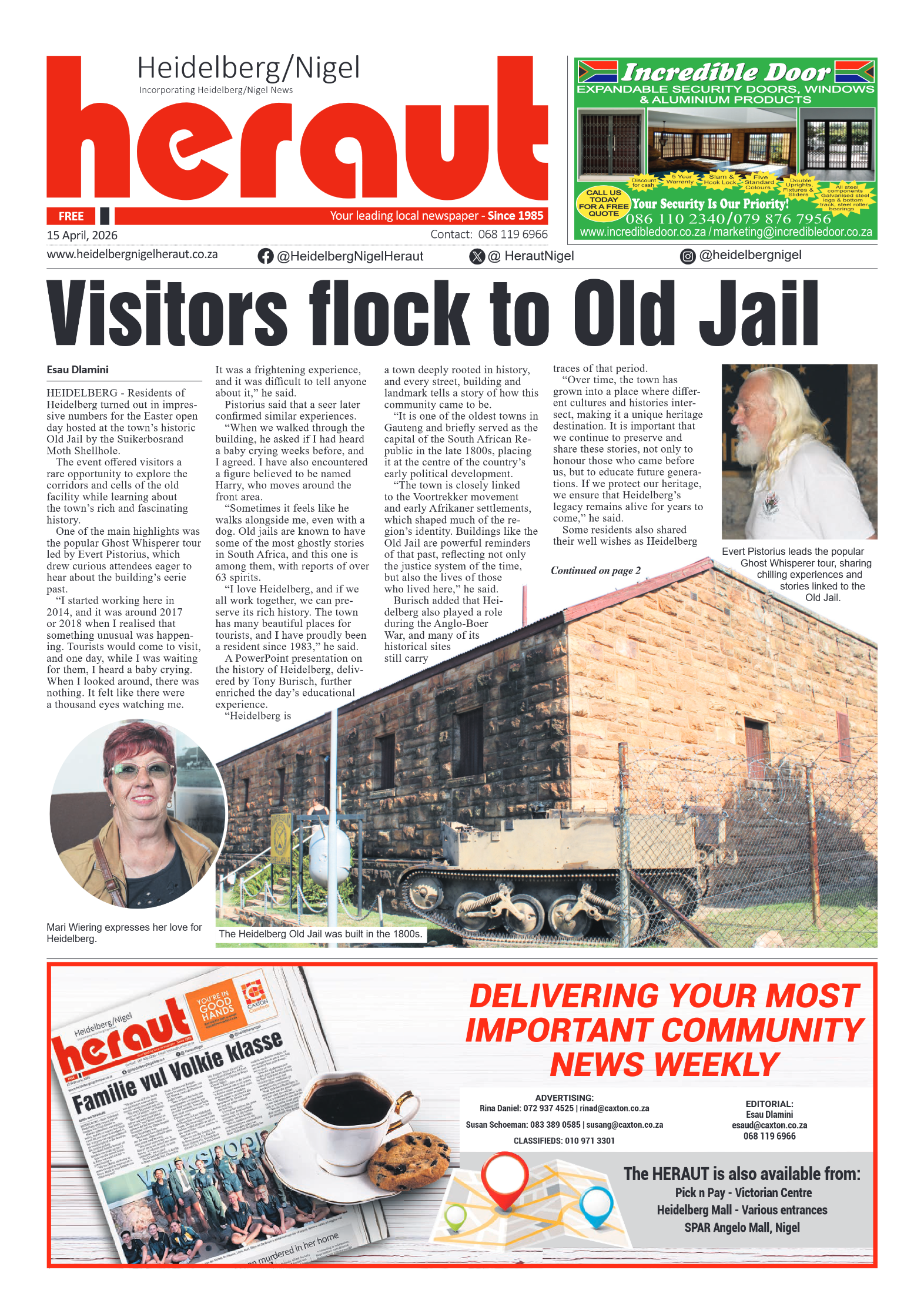 Heidelberg Nigel Heraut 15 April 2026 page 1