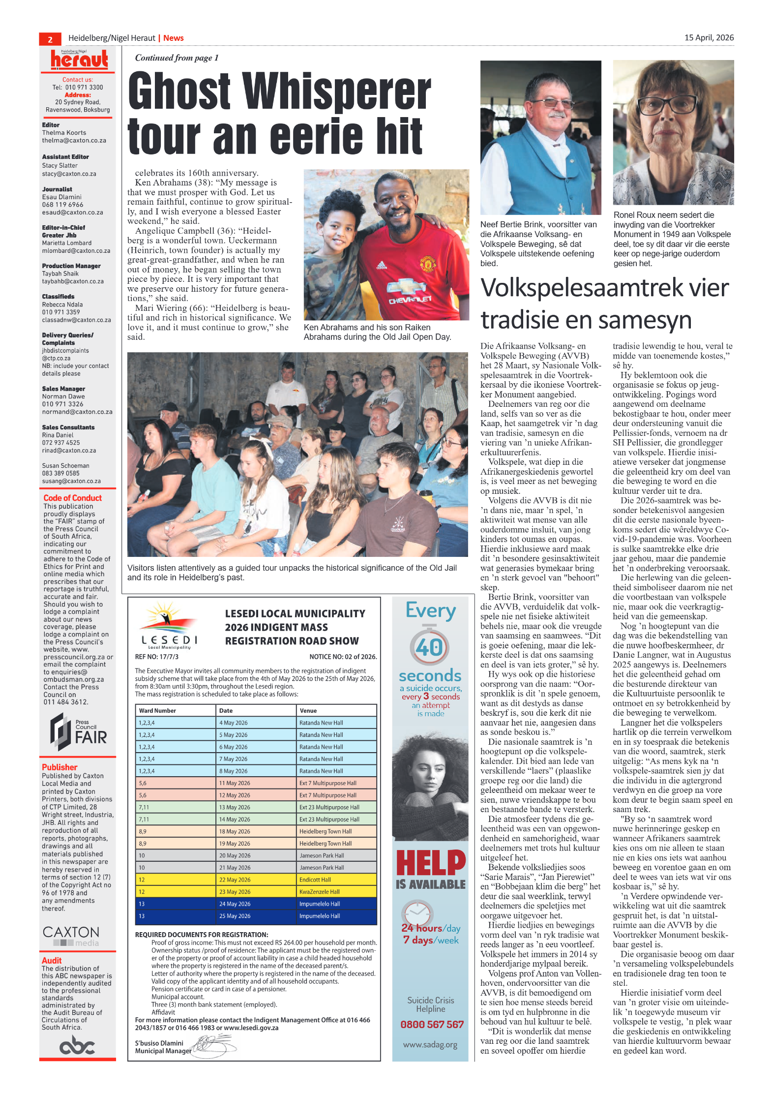 Heidelberg Nigel Heraut 15 April 2026 page 2