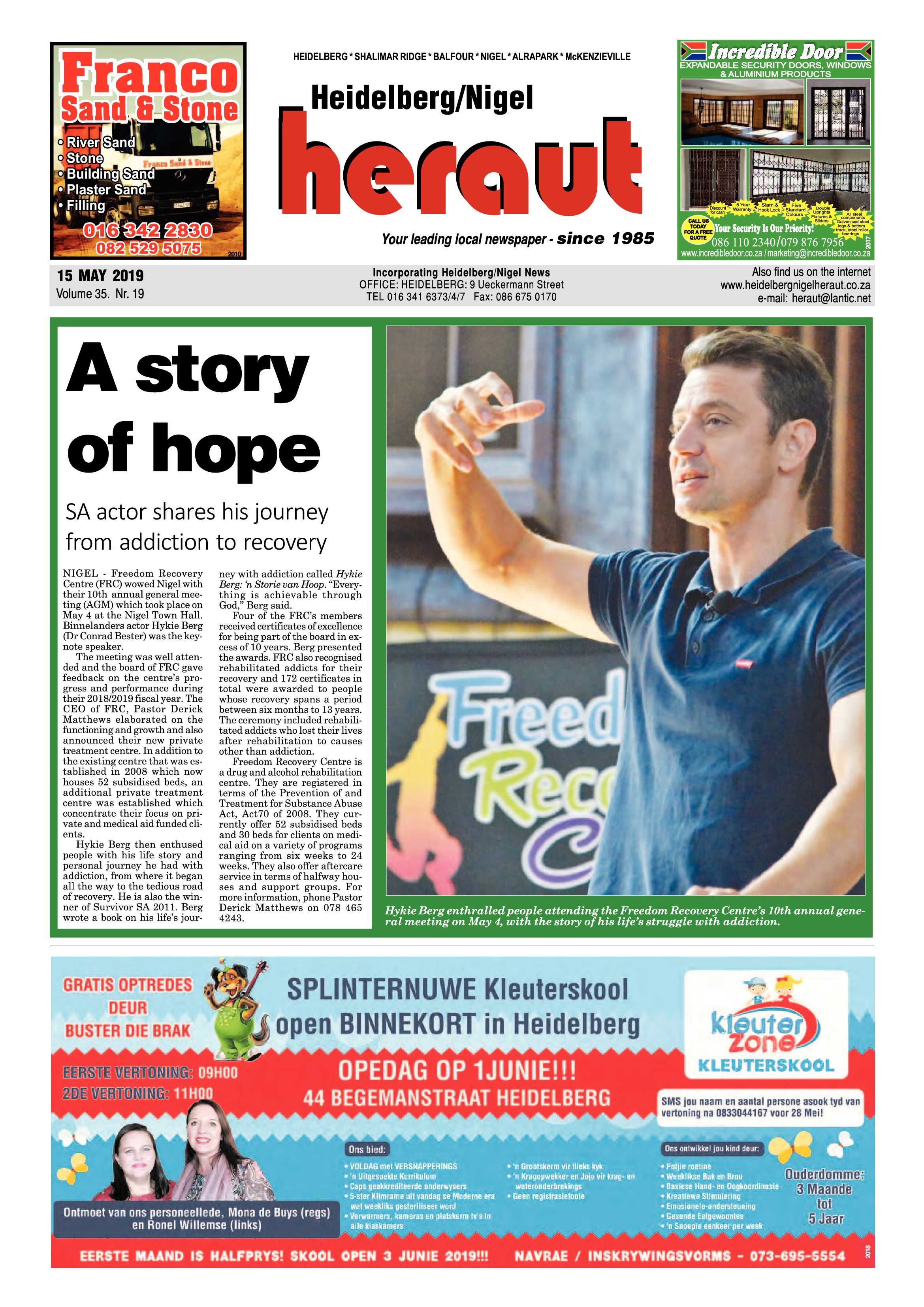 Heidelberg Nigel Heraut 15 May 2019 page 1