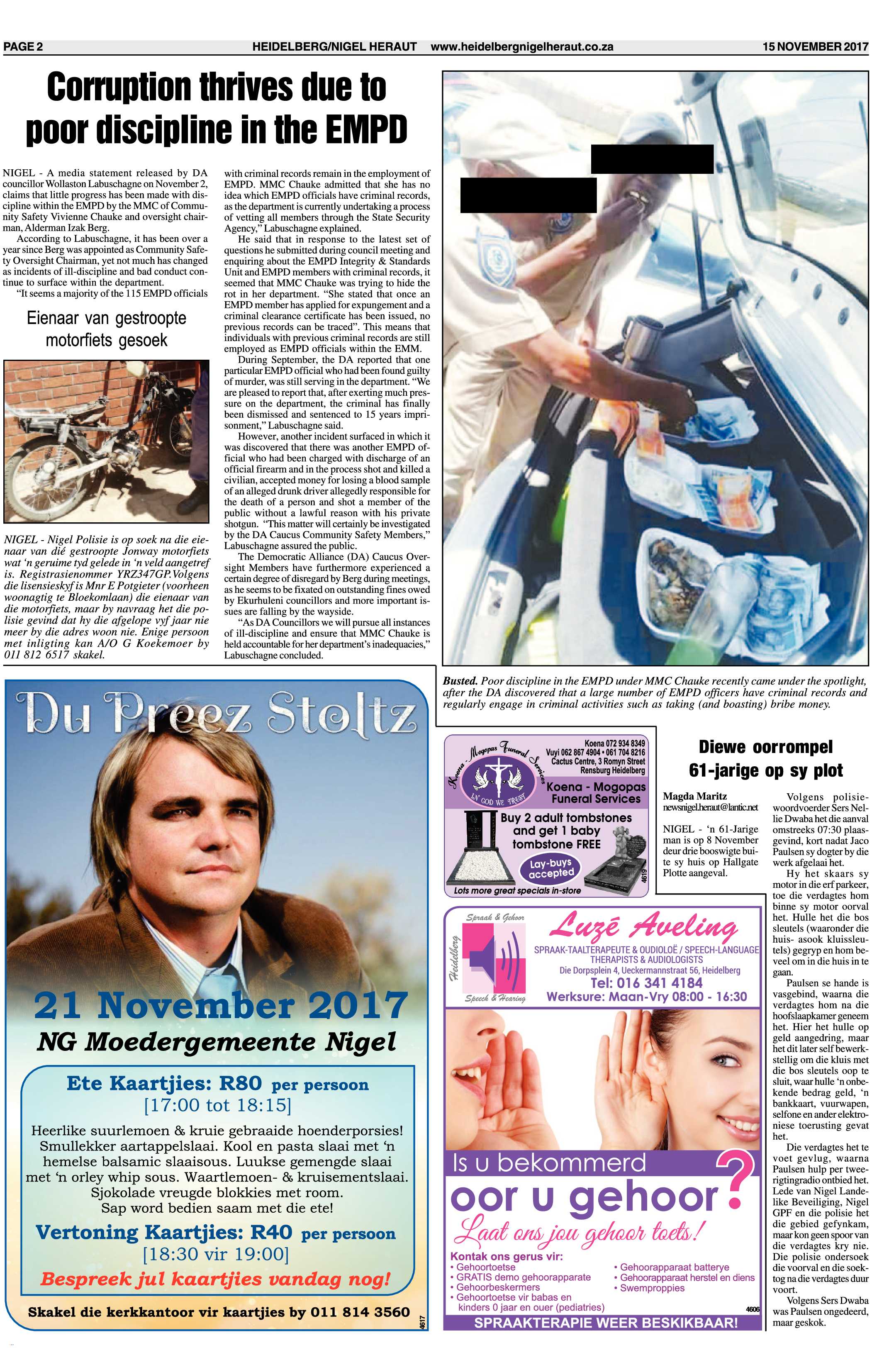 Heidelberg Nigel Heraut 15 November 2017 page 2