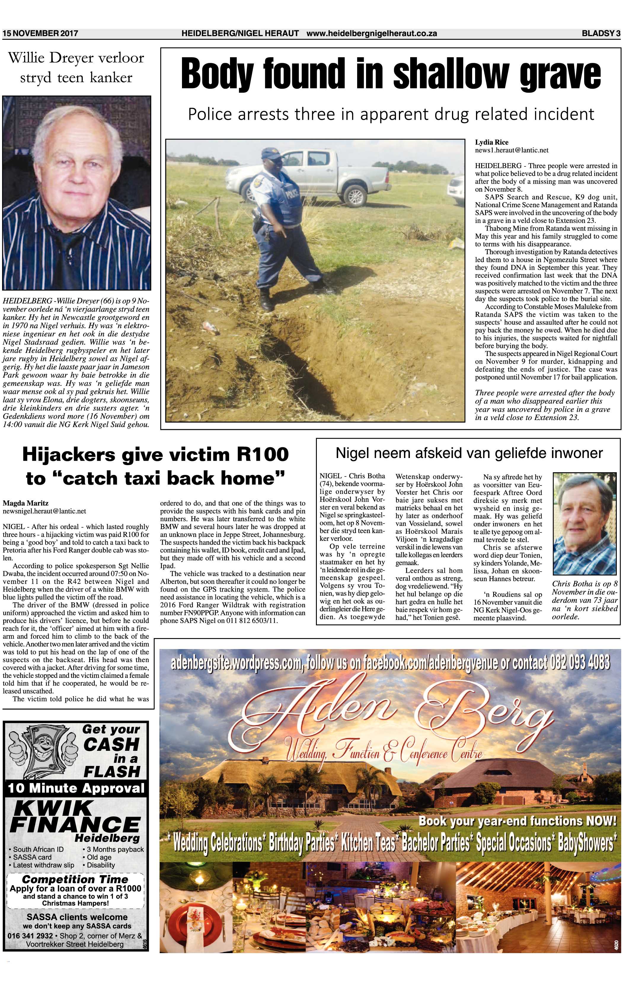 Heidelberg Nigel Heraut 15 November 2017 page 3