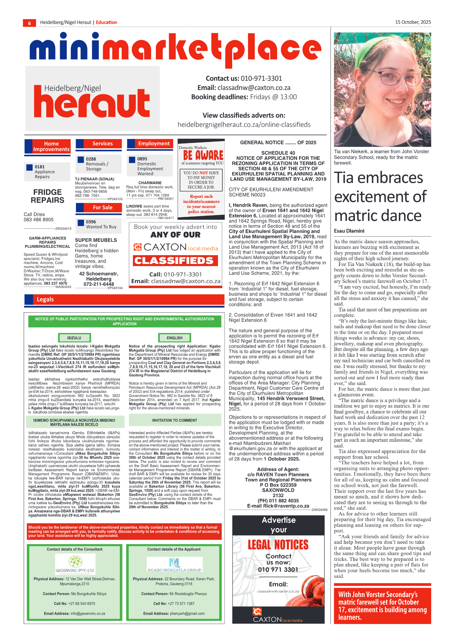 Heidelberg Nigel Heraut 15 October 2025 page 6