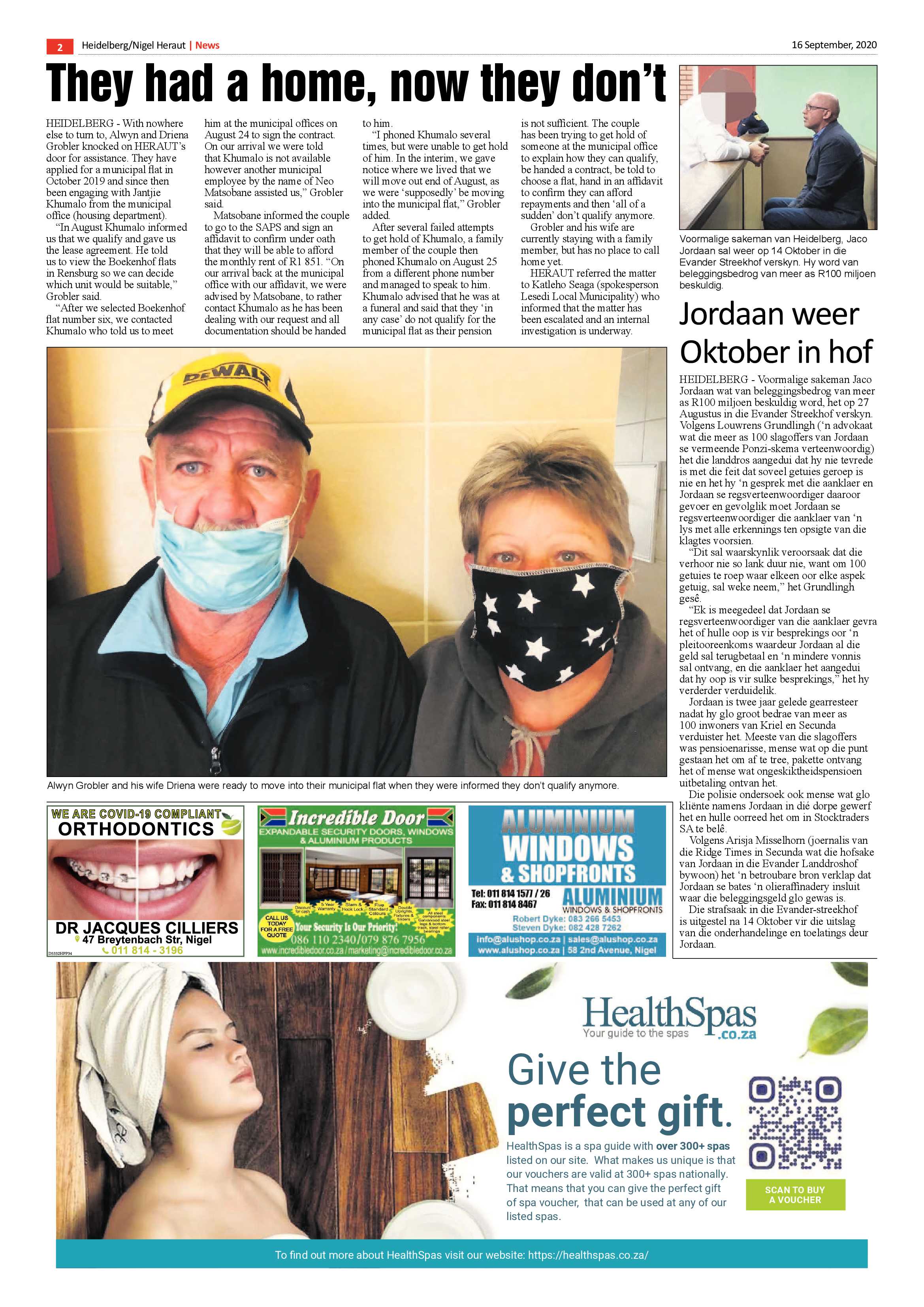 Heidelberg Nigel Heraut 16 September 2020 page 2