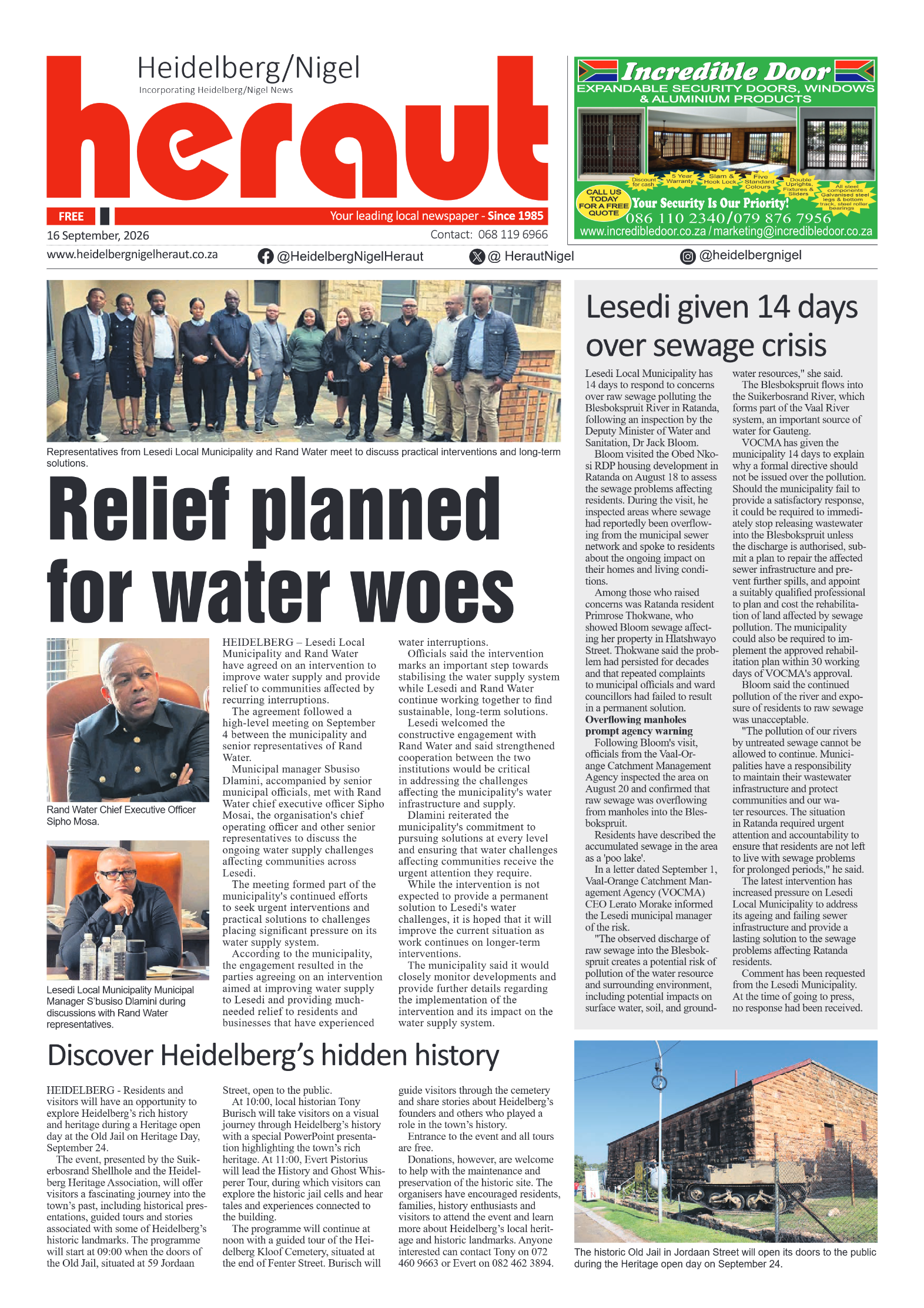 Heidelberg Nigel Heraut 16 September 2026 page 1