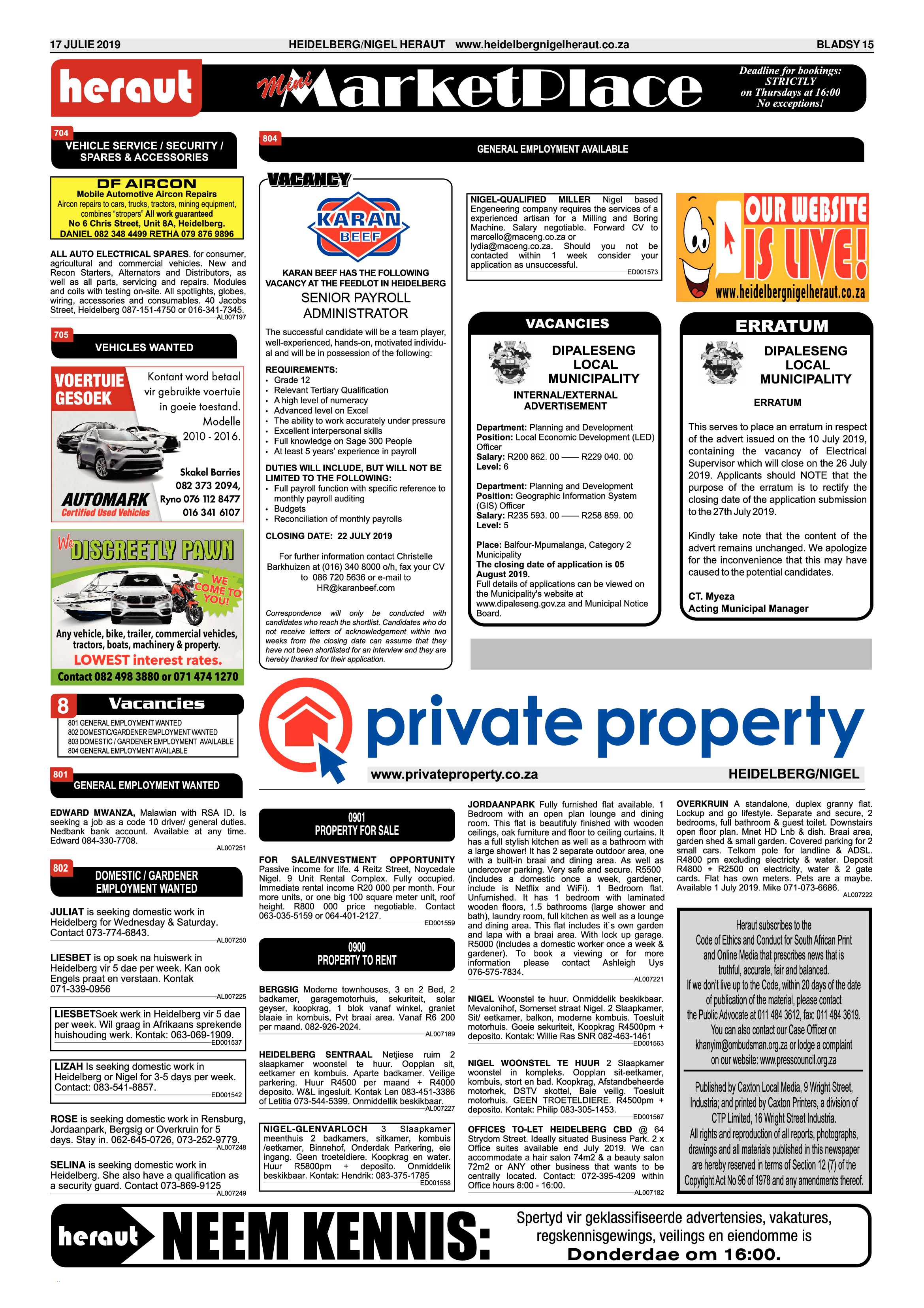 Heidelberg Nigel Heraut 17 July 2019 page 15