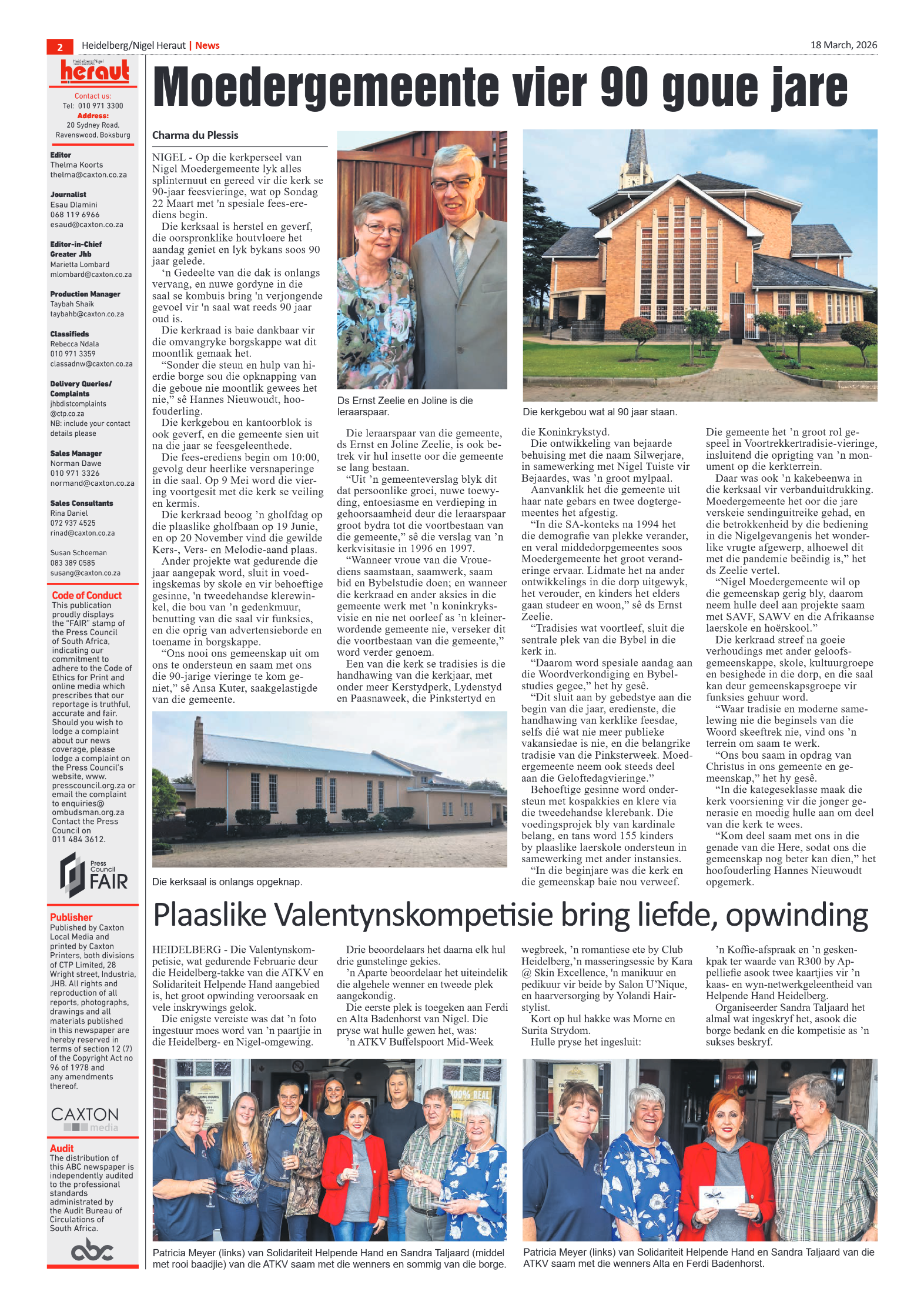 Heidelberg Nigel Heraut 18 March 2026 page 2