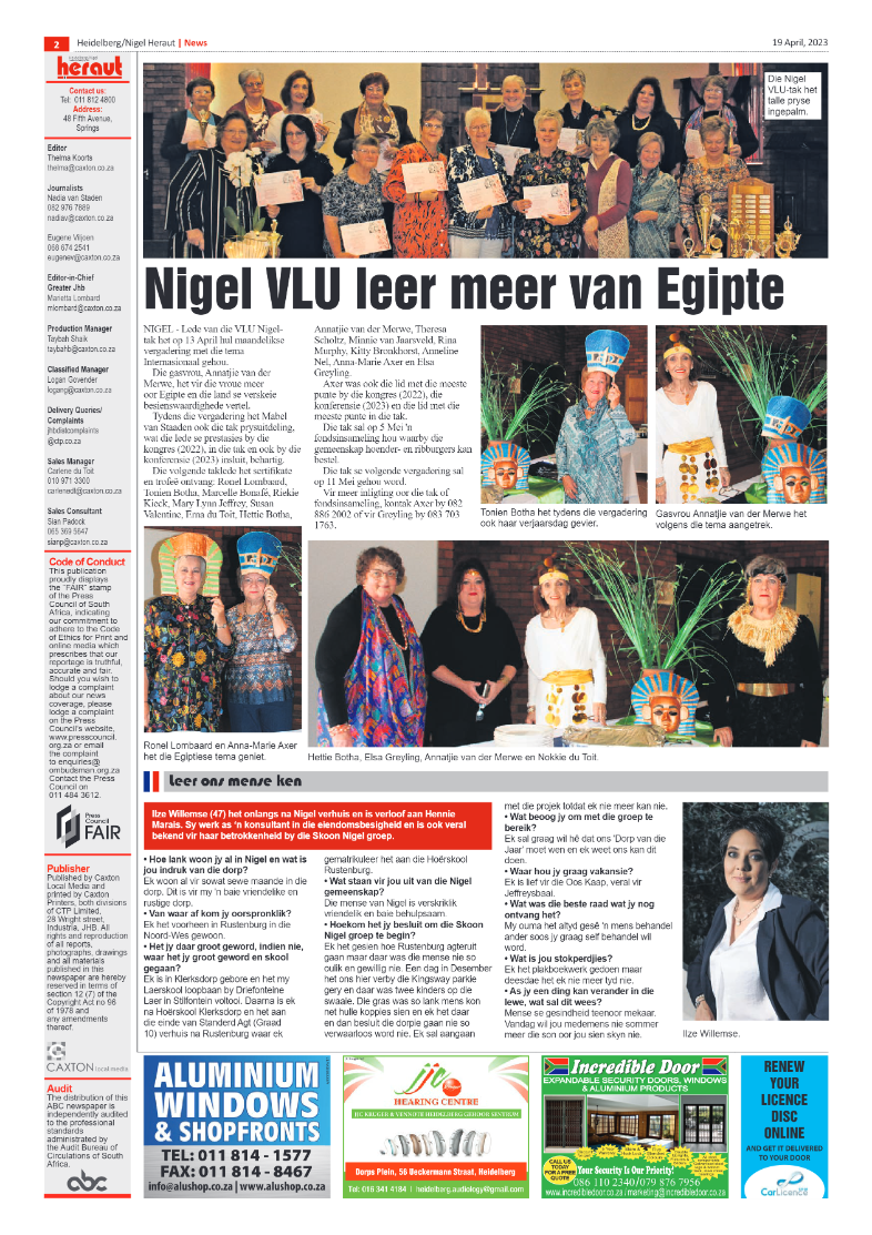 Heidelberg Nigel Heraut 19 April 2023 page 2
