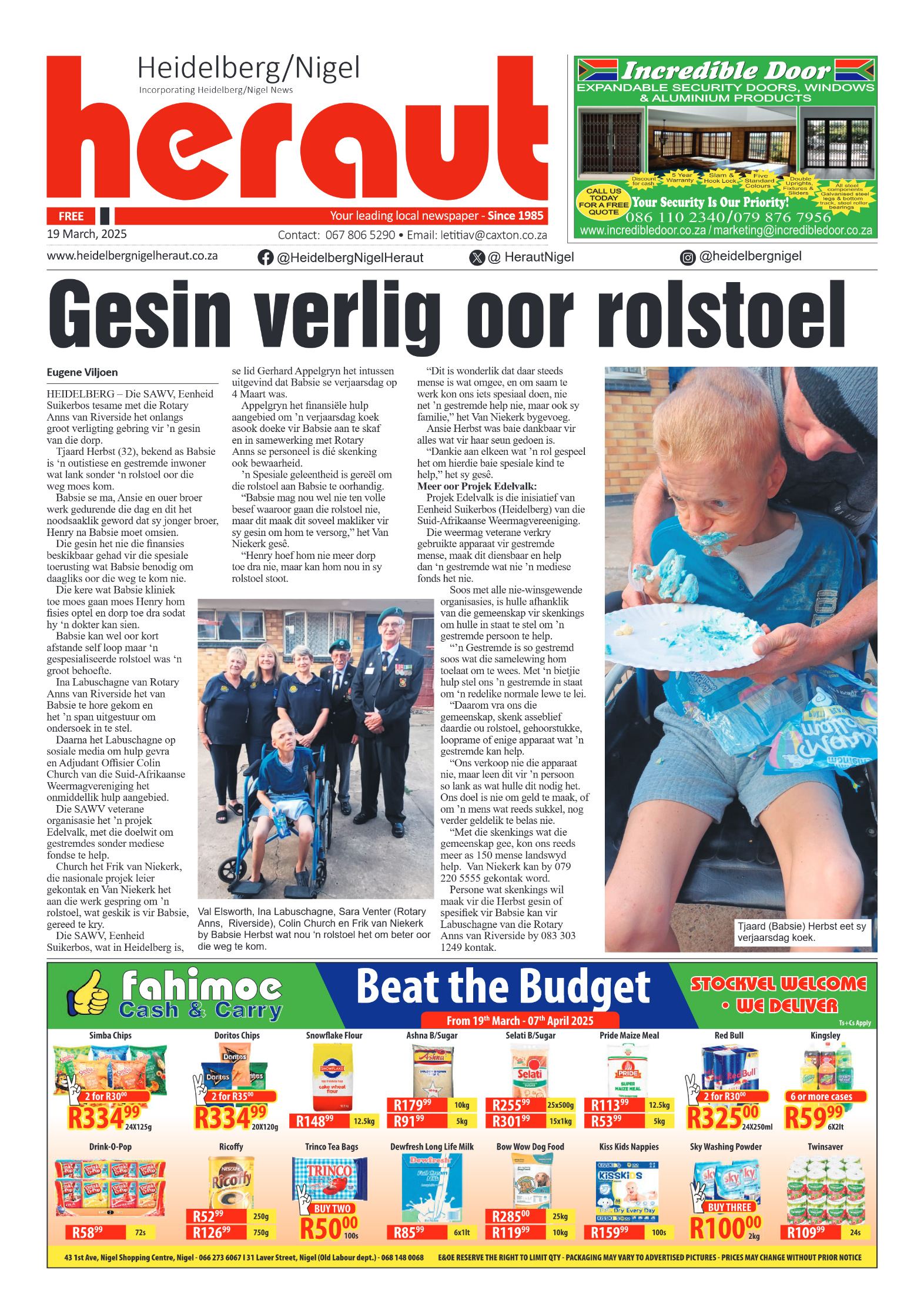 Heidelberg Nigel Heraut 19 March 2025 page 1