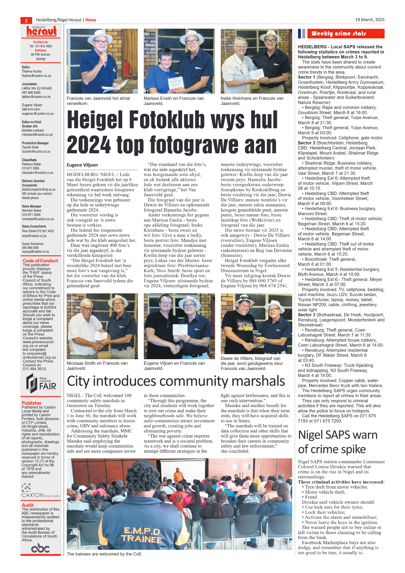 Heidelberg Nigel Heraut 19 March 2025 page 2