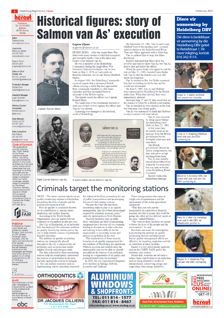 Heidelberg Nigel Heraut 1 February 2023 page 2