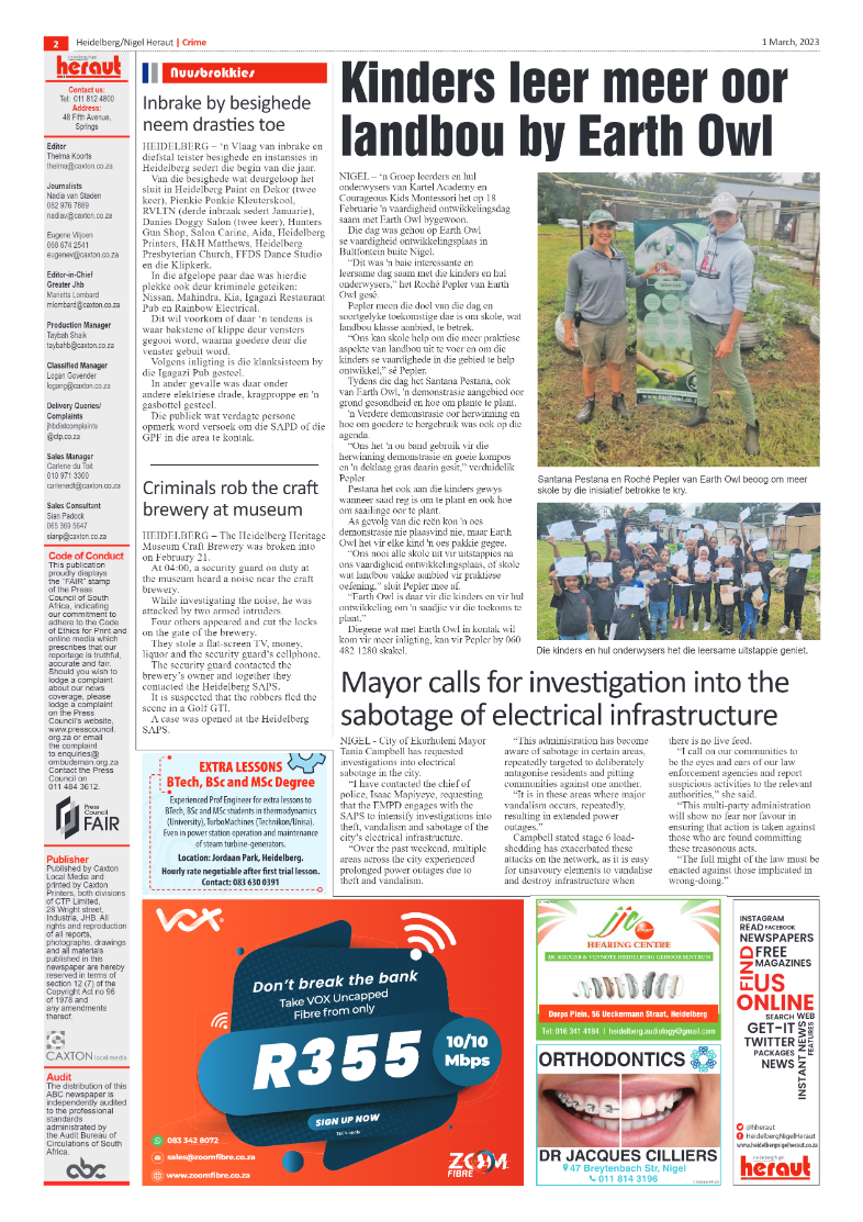 Heidelberg Nigel Heraut 1 March 2023 page 2