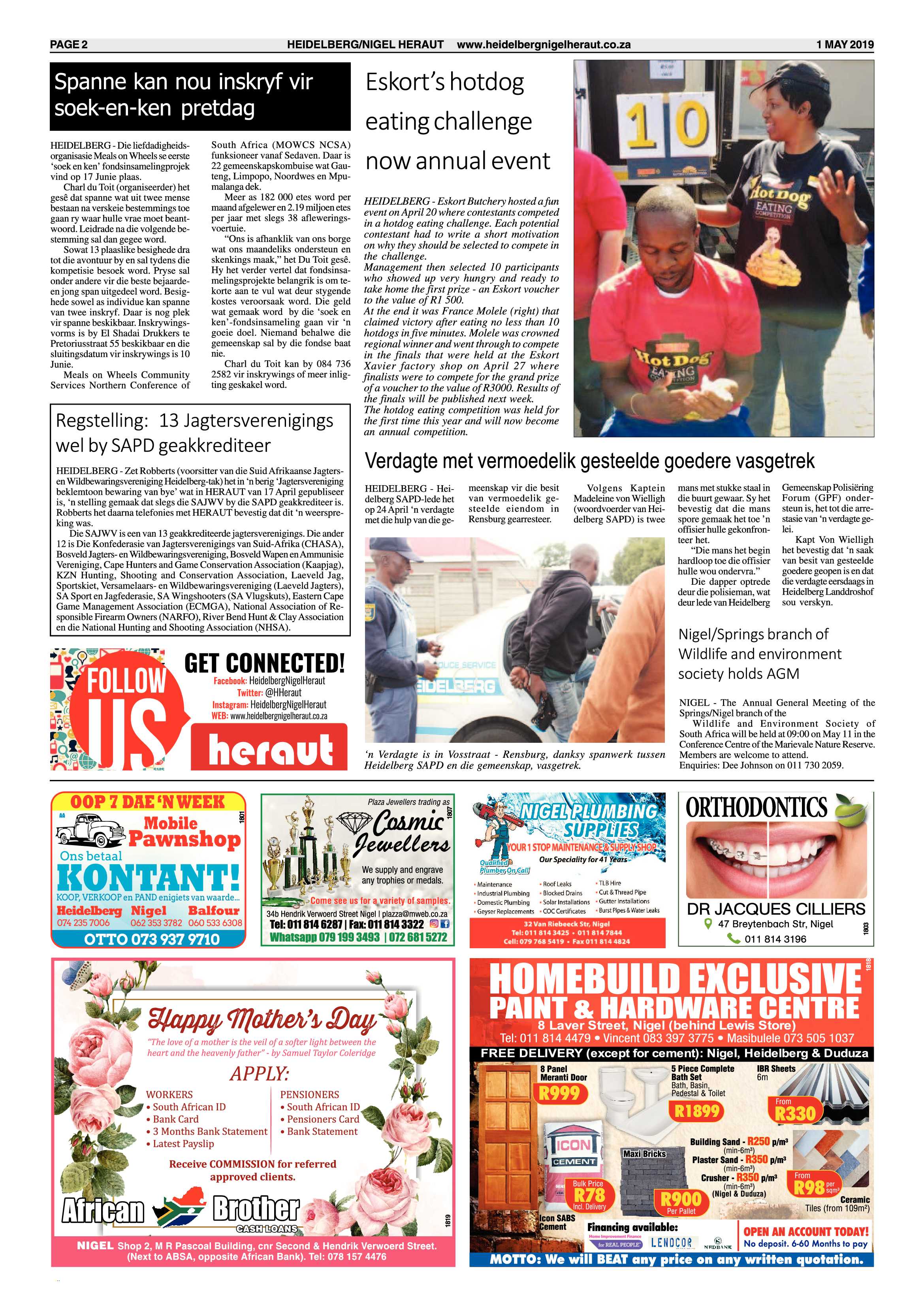 Heidelberg Nigel Heraut 1 May 2019 page 2