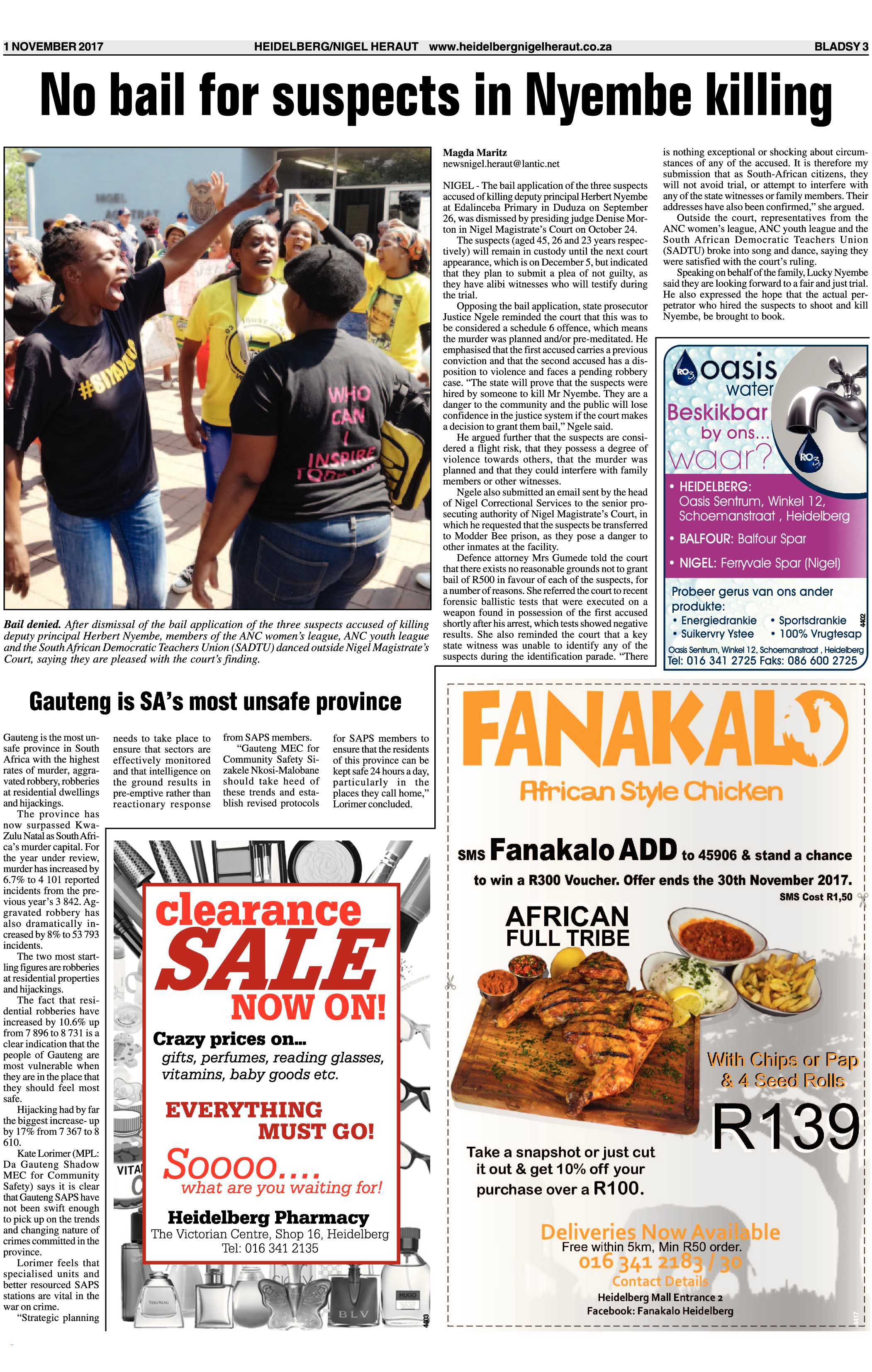 Heidelberg Nigel Heraut 1 November 2017 page 3