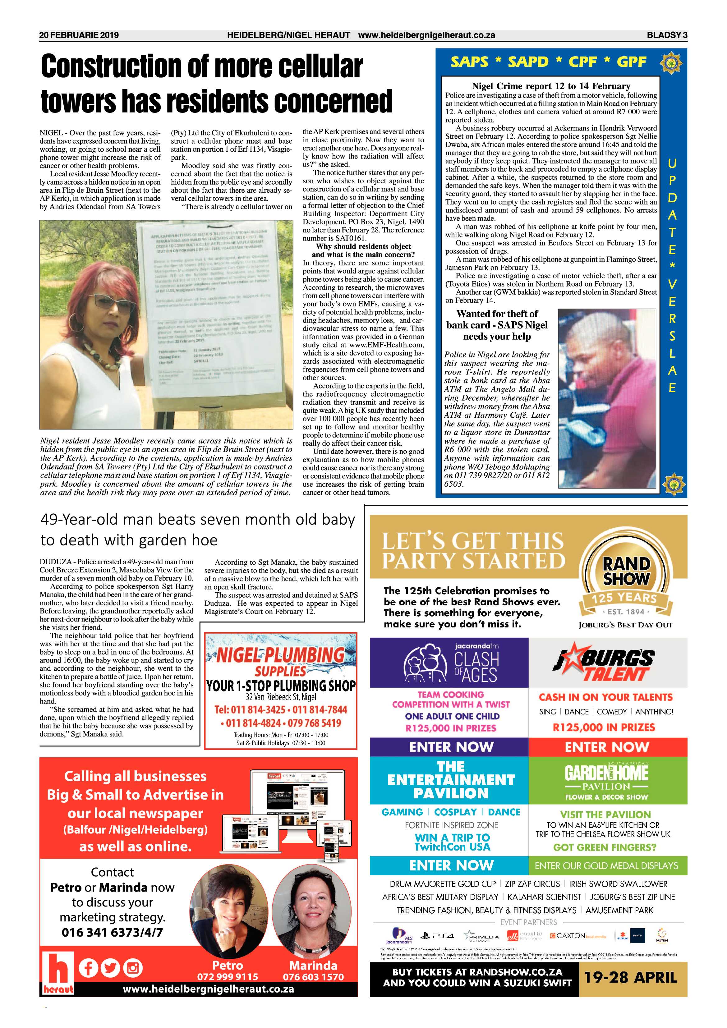 Heidelberg Nigel Heraut 20 February 2019 page 3