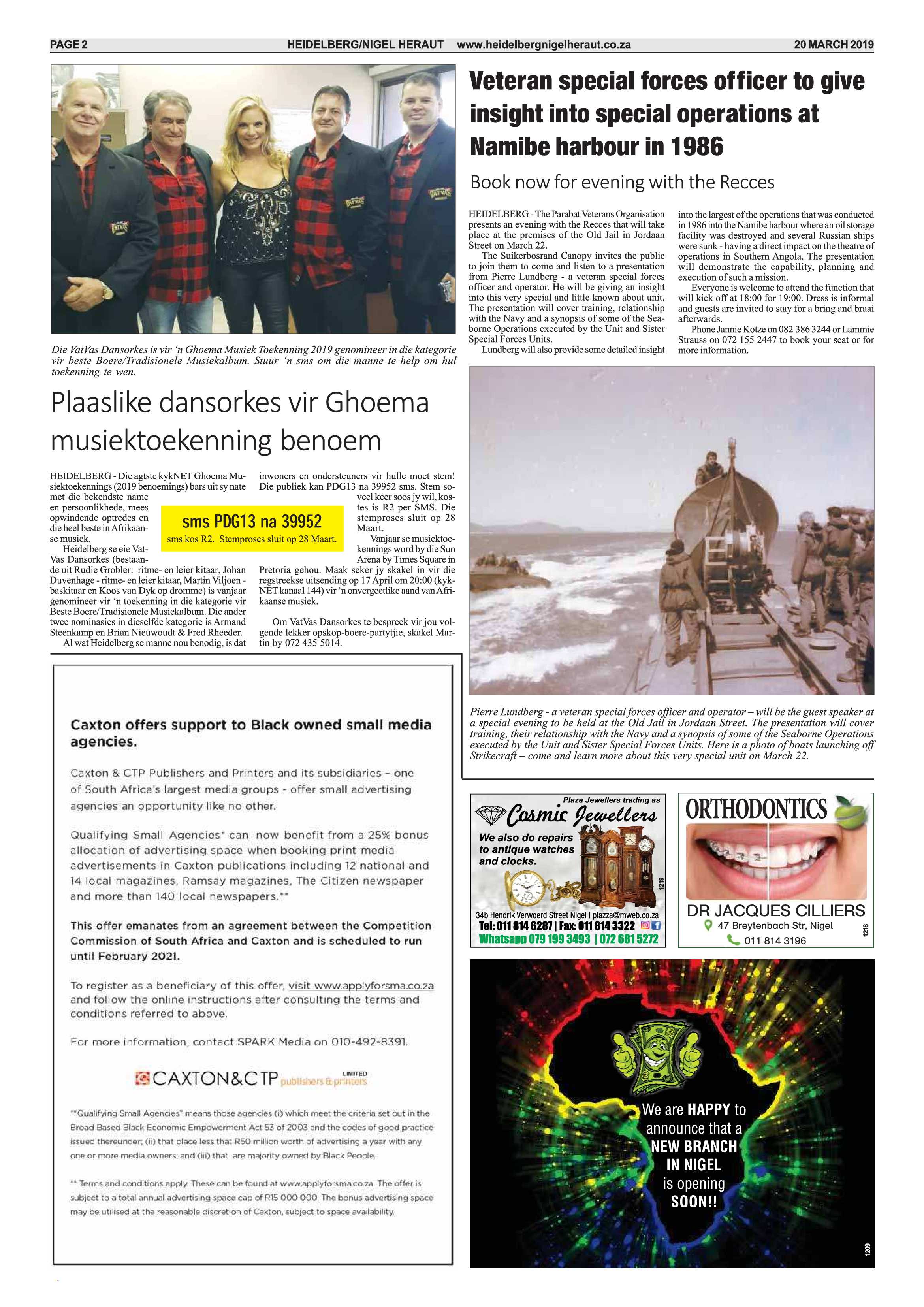 Heidelberg Nigel Heraut 20 March 2019 page 2