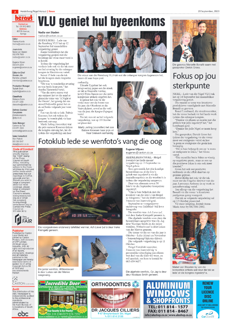 Heidelberg Nigel Heraut 20 September 2023 page 2