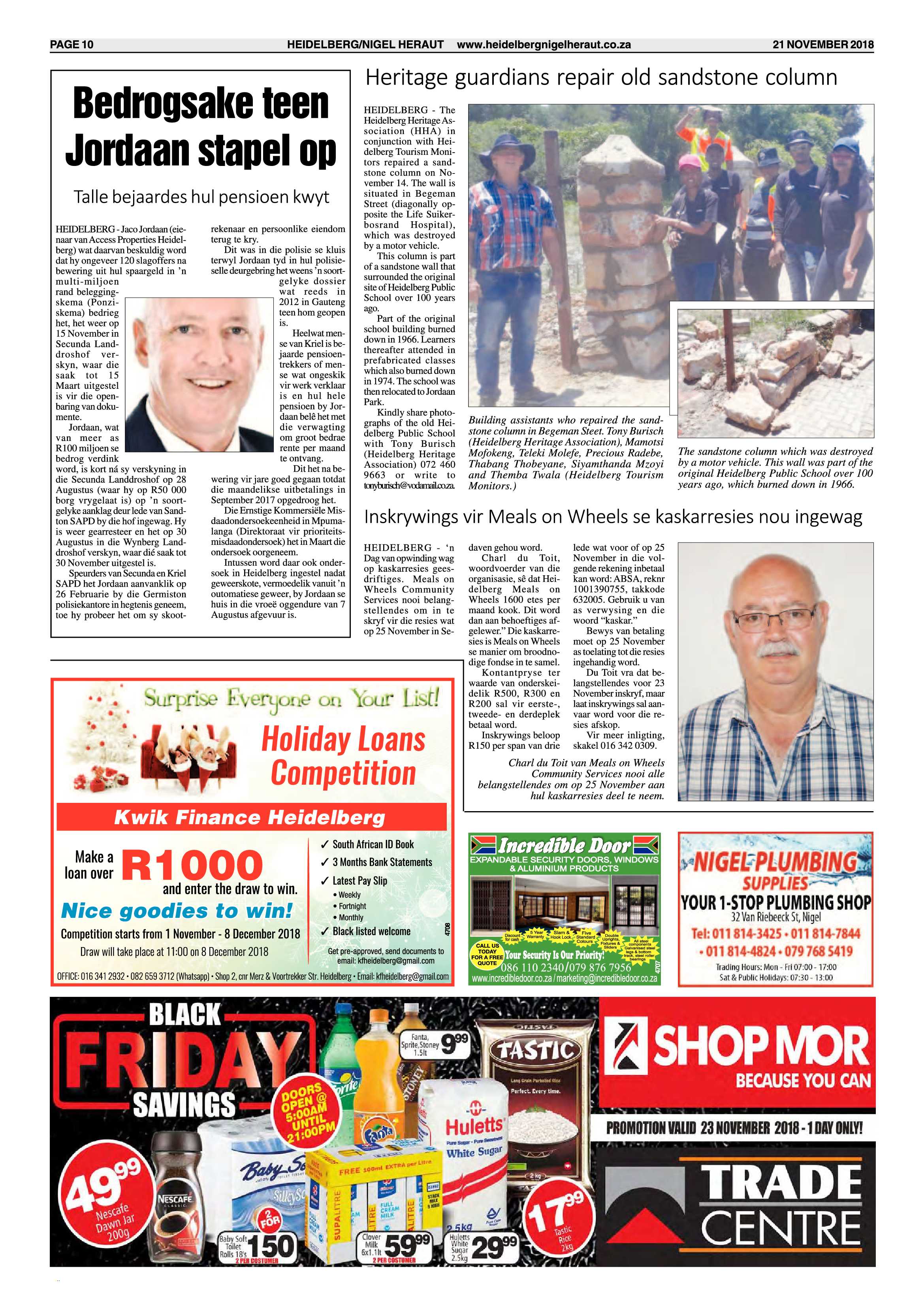 Heidelberg Nigel Heraut 21 November 2018 page 10