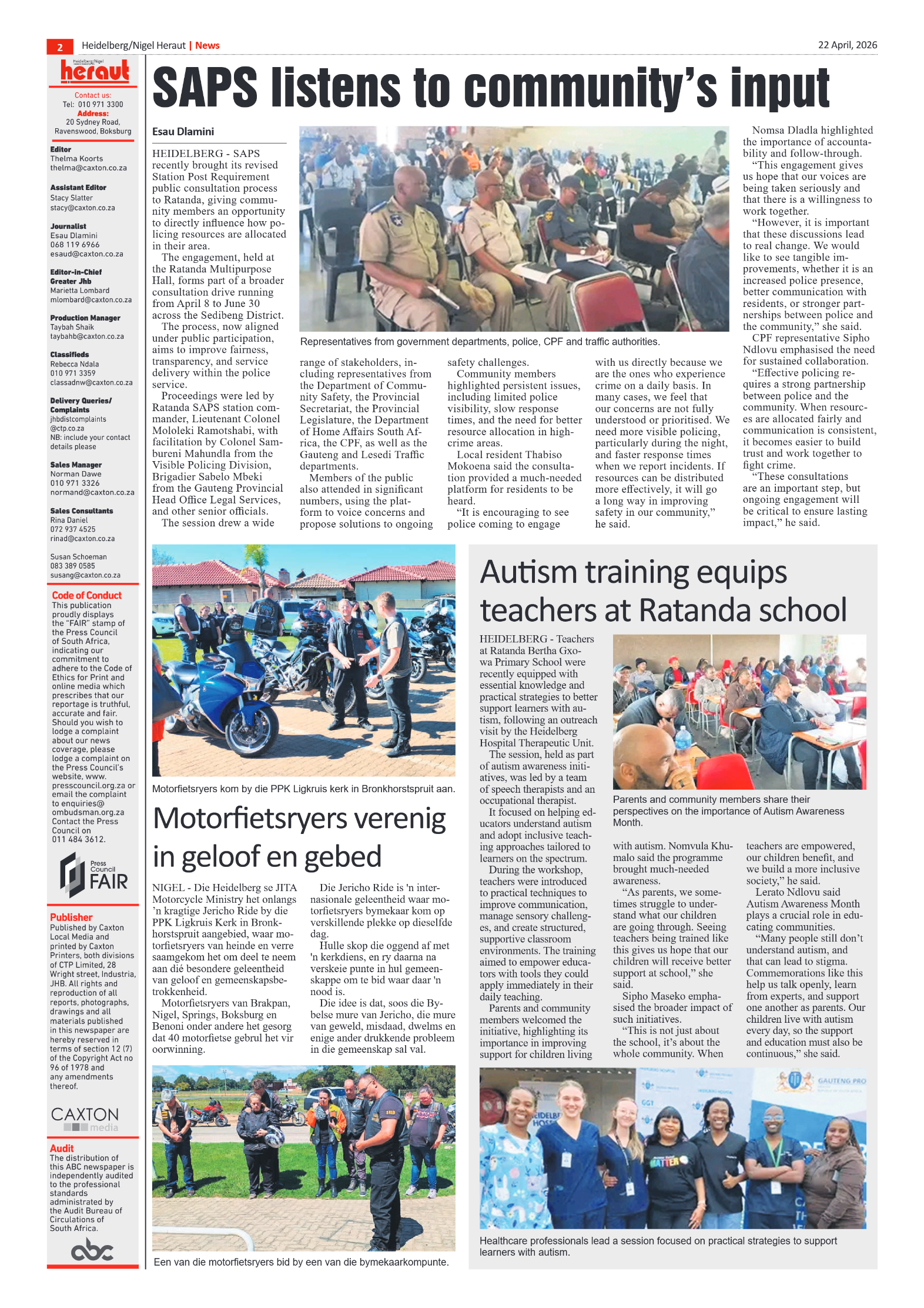 Heidelberg Nigel Heraut 22 April 2026 page 2