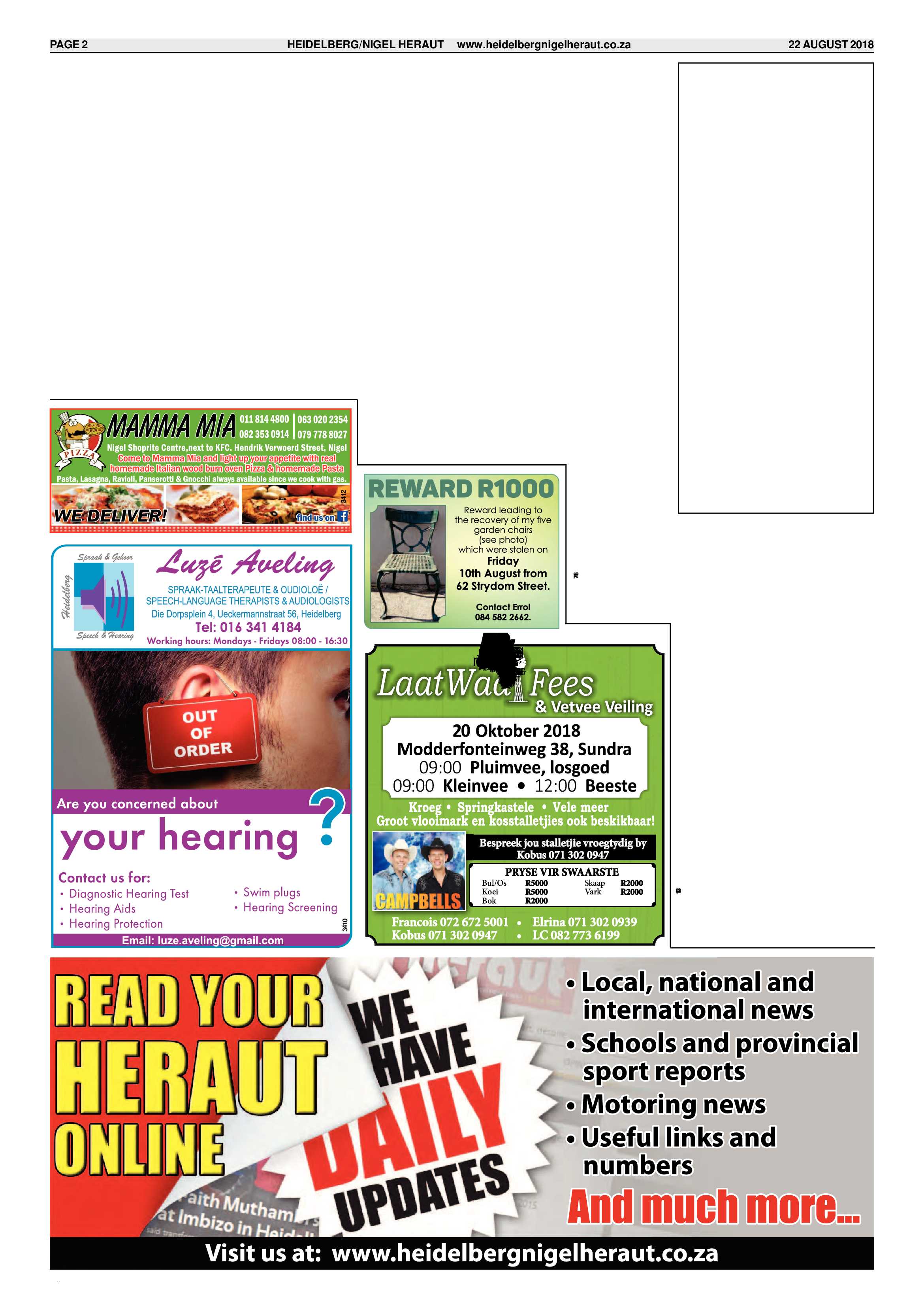 Heidelberg Nigel Heraut 22 August 2018 page 2