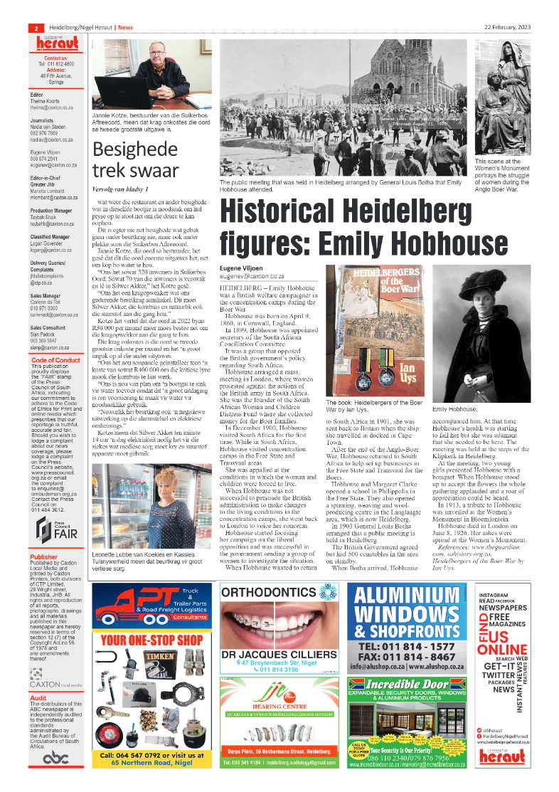 Heidelberg Nigel Heraut 22 February 2023 page 2