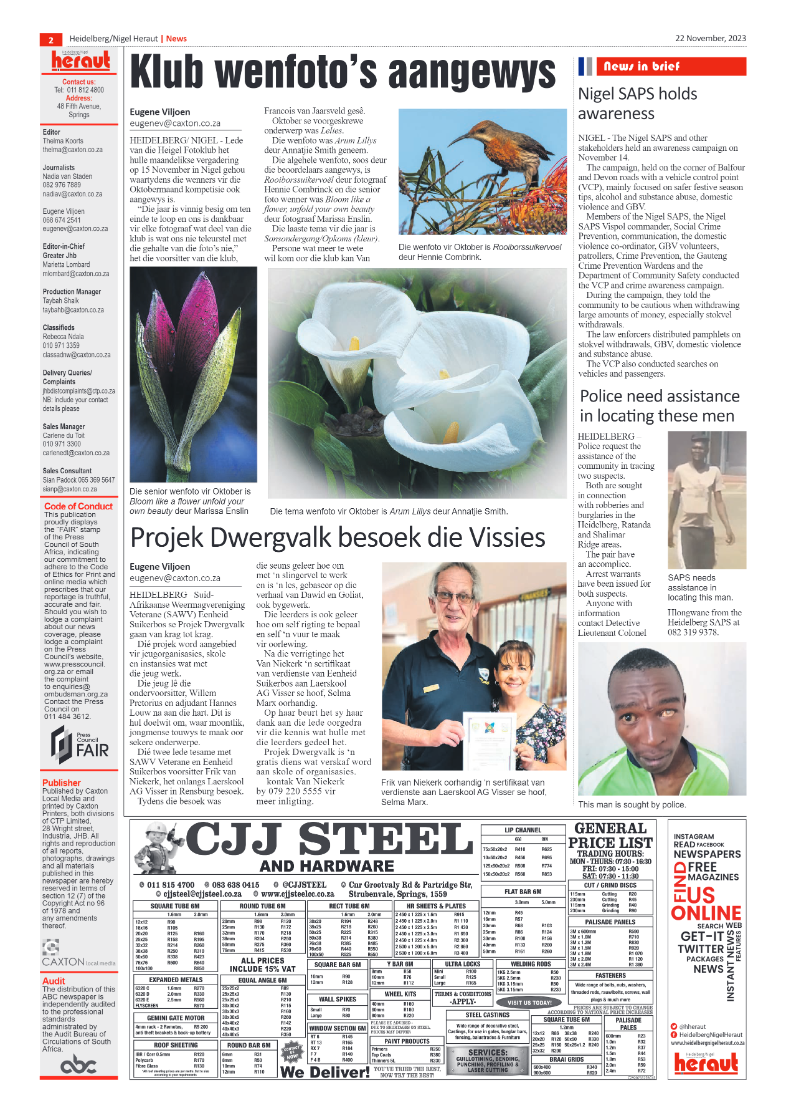 Heidelberg Nigel Heraut 22 November 2023 page 2