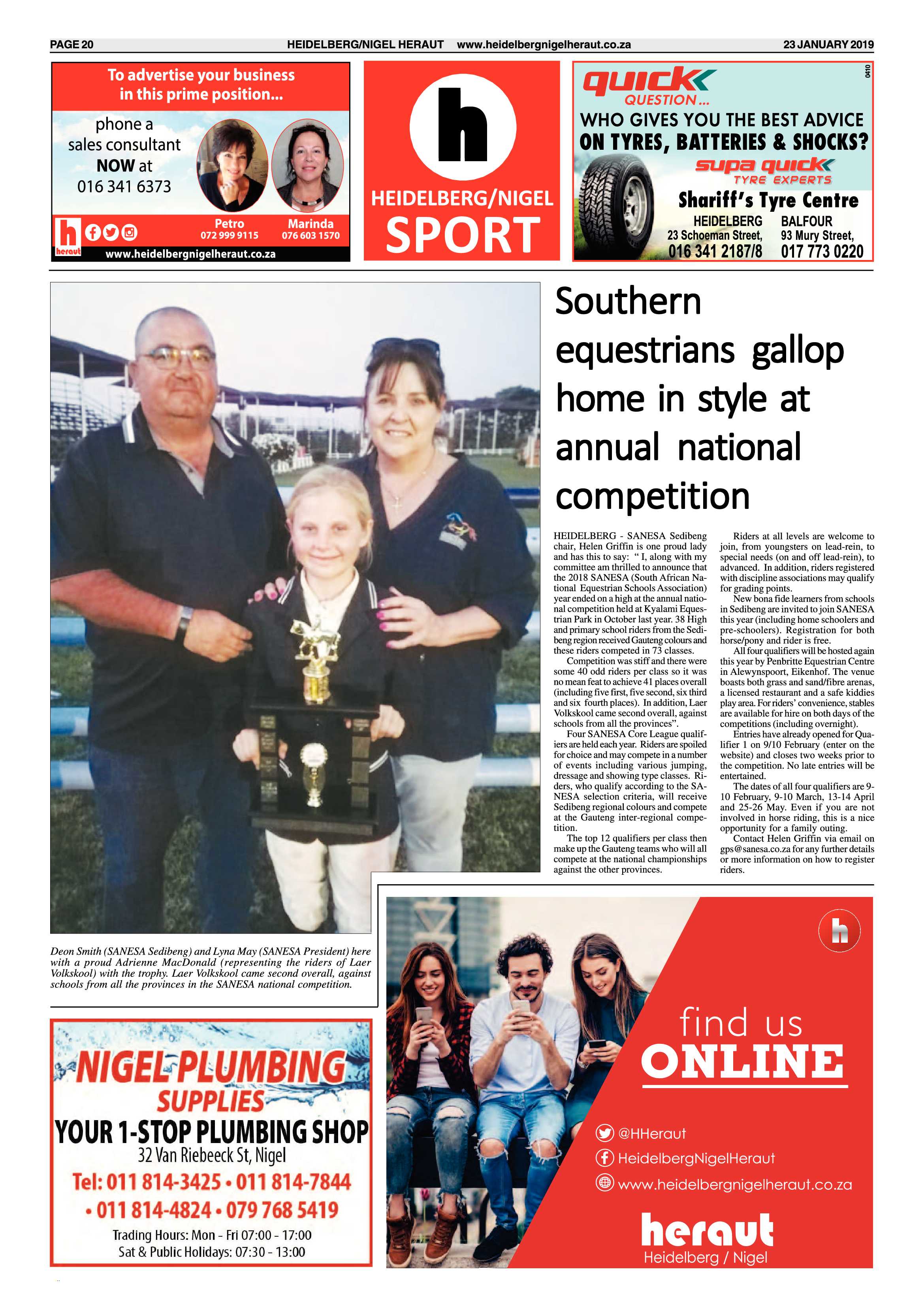 Heidelberg Nigel Heraut 23 January 2019 page 20