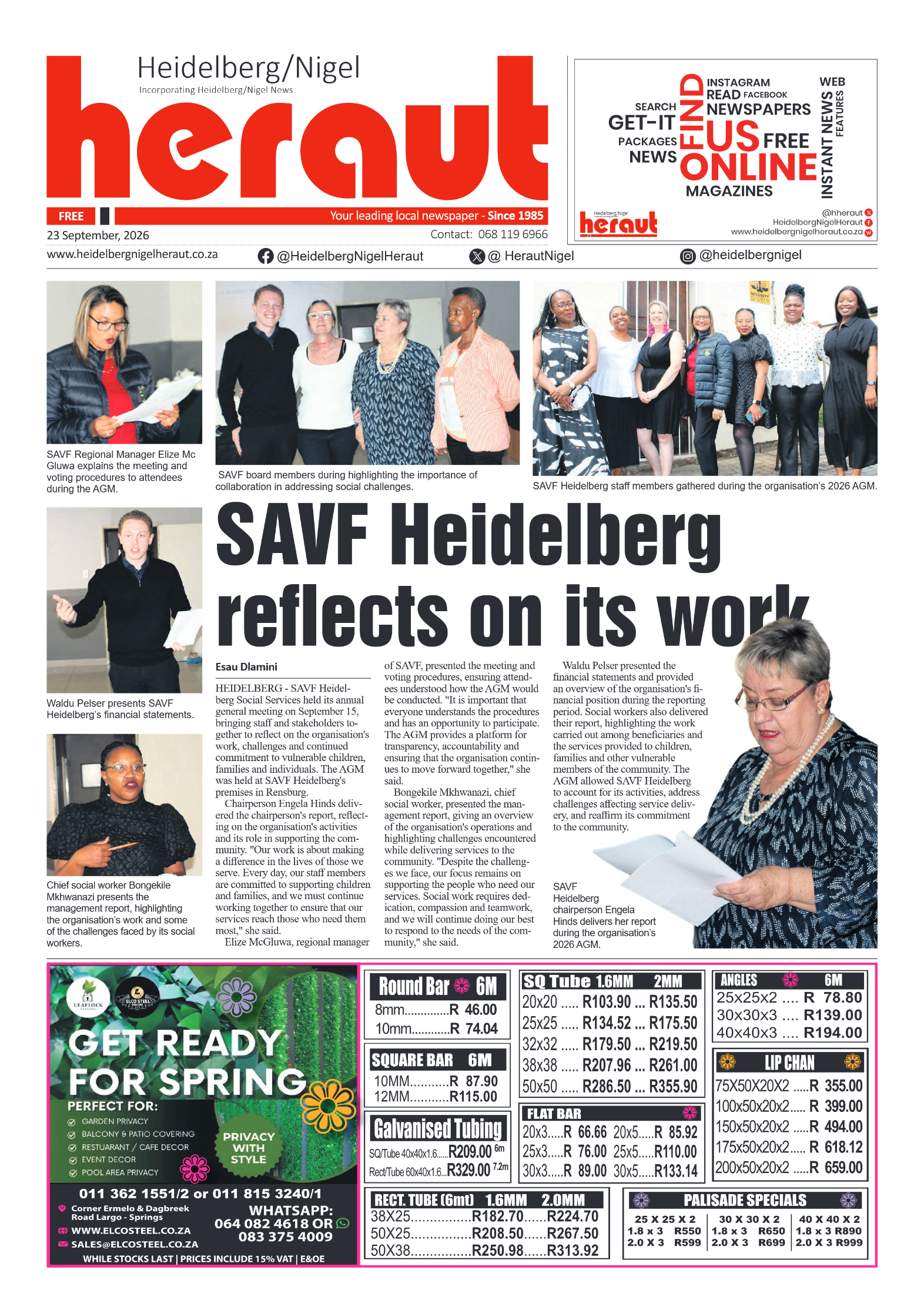 Heidelberg Nigel Heraut 23 September 2026 page 1