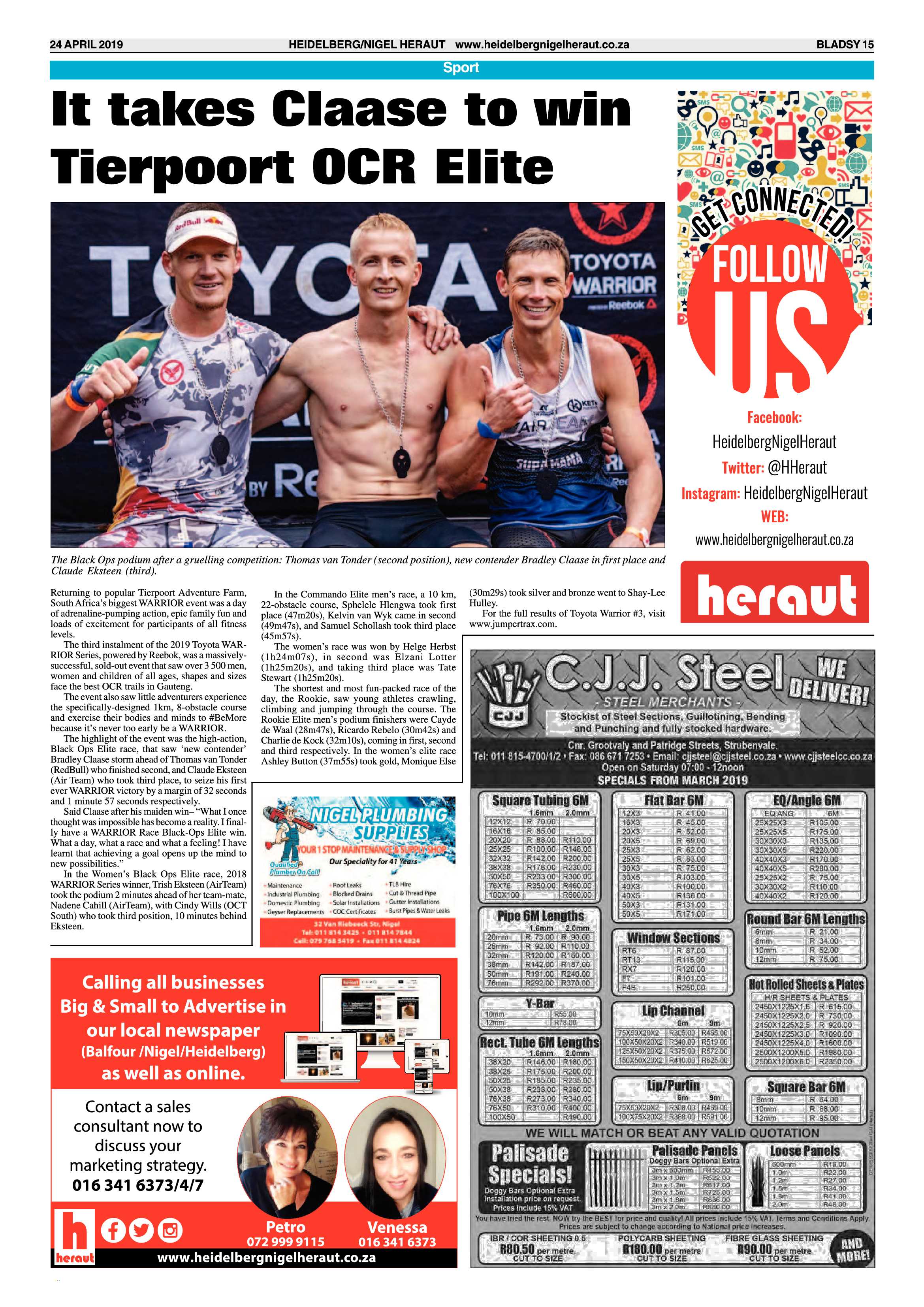 Heidelberg Nigel Heraut 24 April 2019 page 15