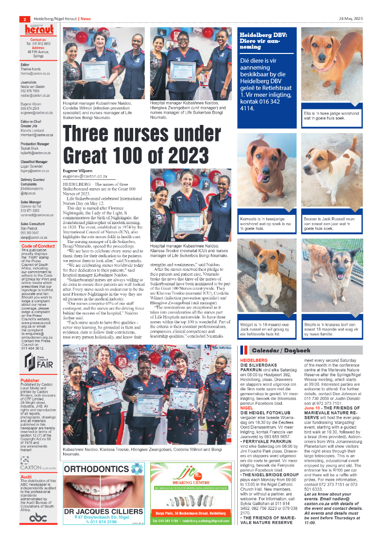 Heidelberg Nigel Heraut 24 May 2023 page 2