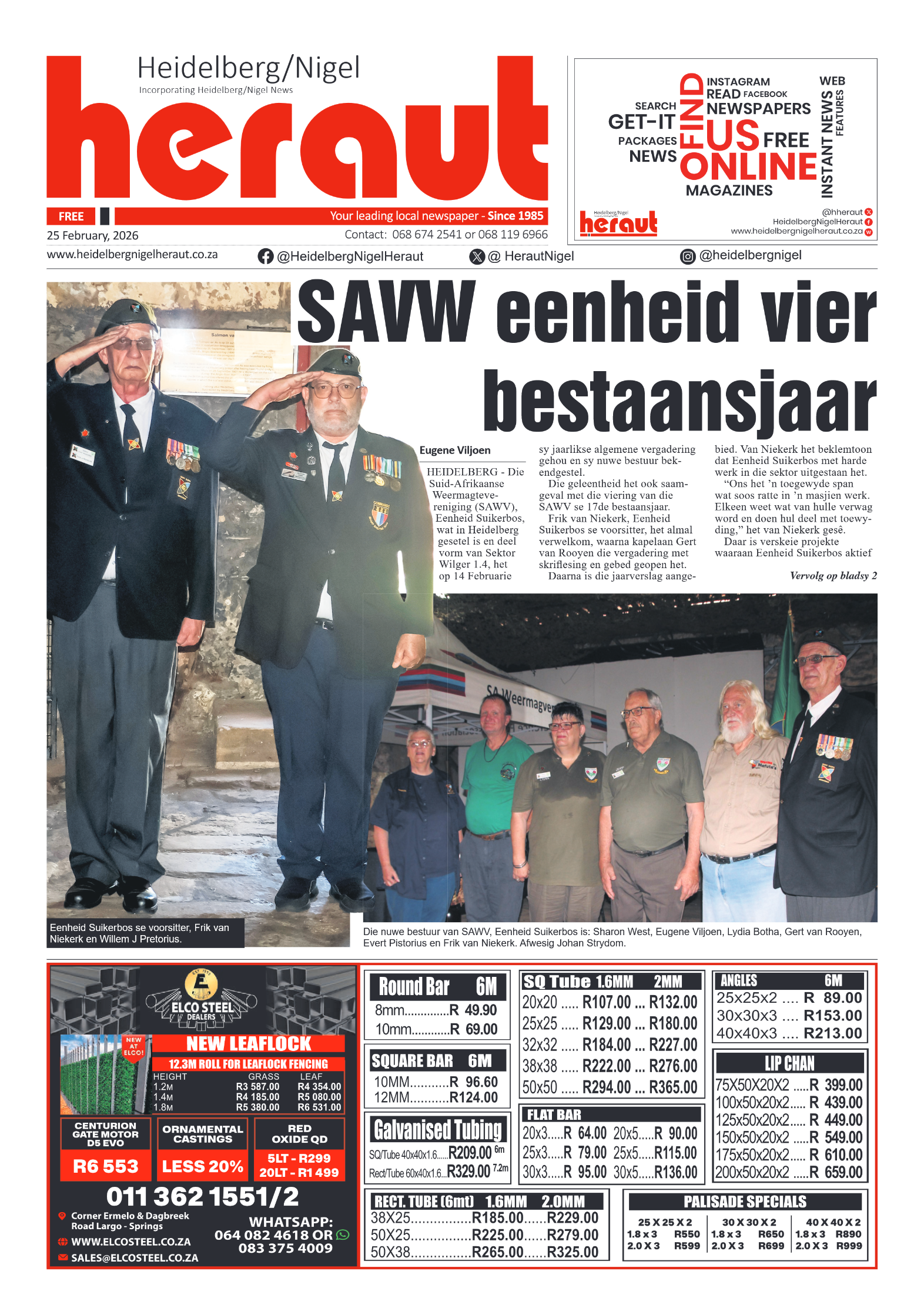 Heidelberg Nigel Heraut 25 February 2026 page 1