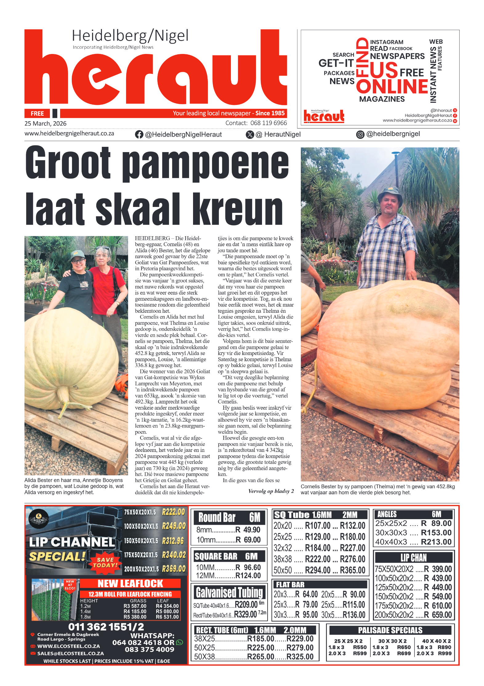 Heidelberg Nigel Heraut 25 March 2026 page 1