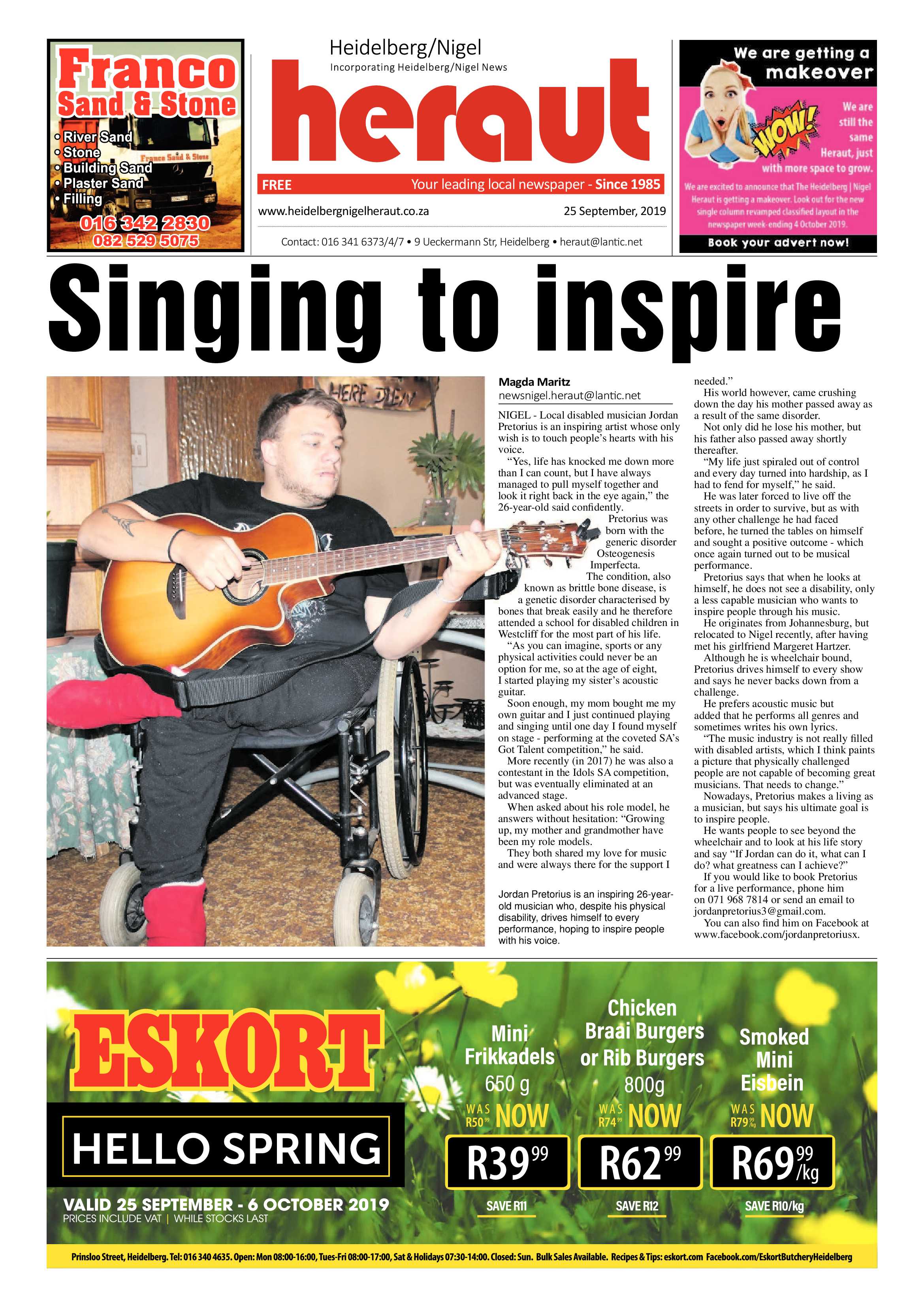 Heidelberg Nigel Heraut 25 September 2019 page 1