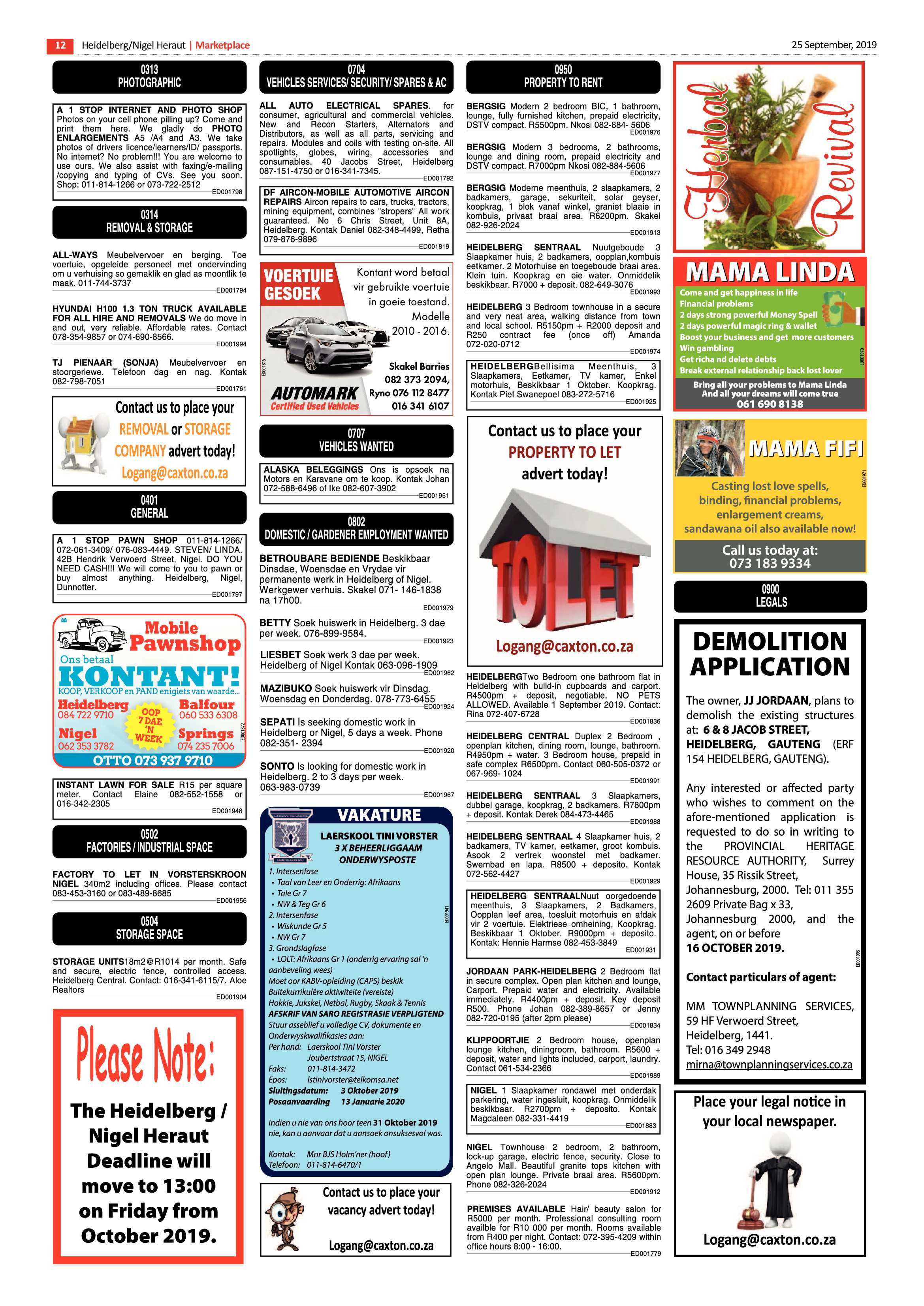 Heidelberg Nigel Heraut 25 September 2019 page 12