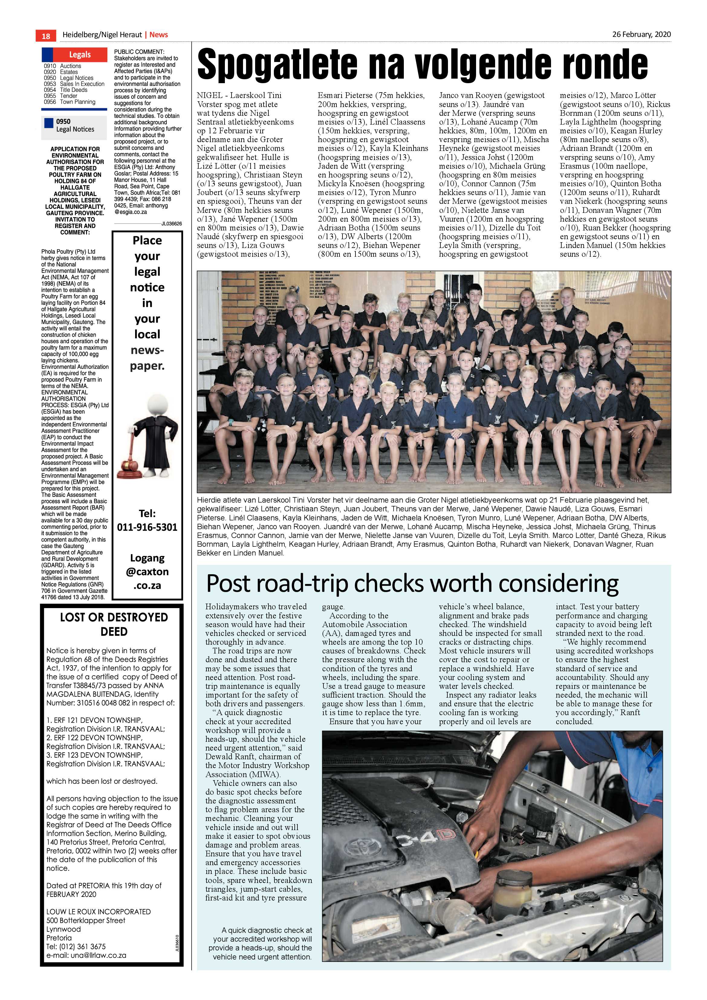 Heidelberg Nigel Heraut 26 February 2020 page 18