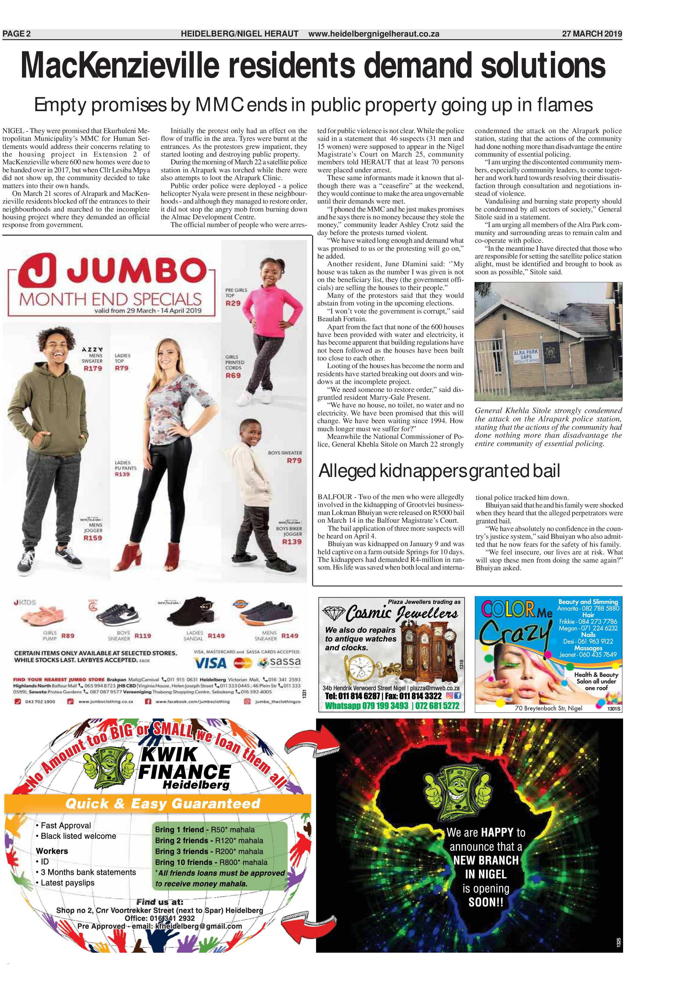 Heidelberg Nigel Heraut 27 March 2019 page 2