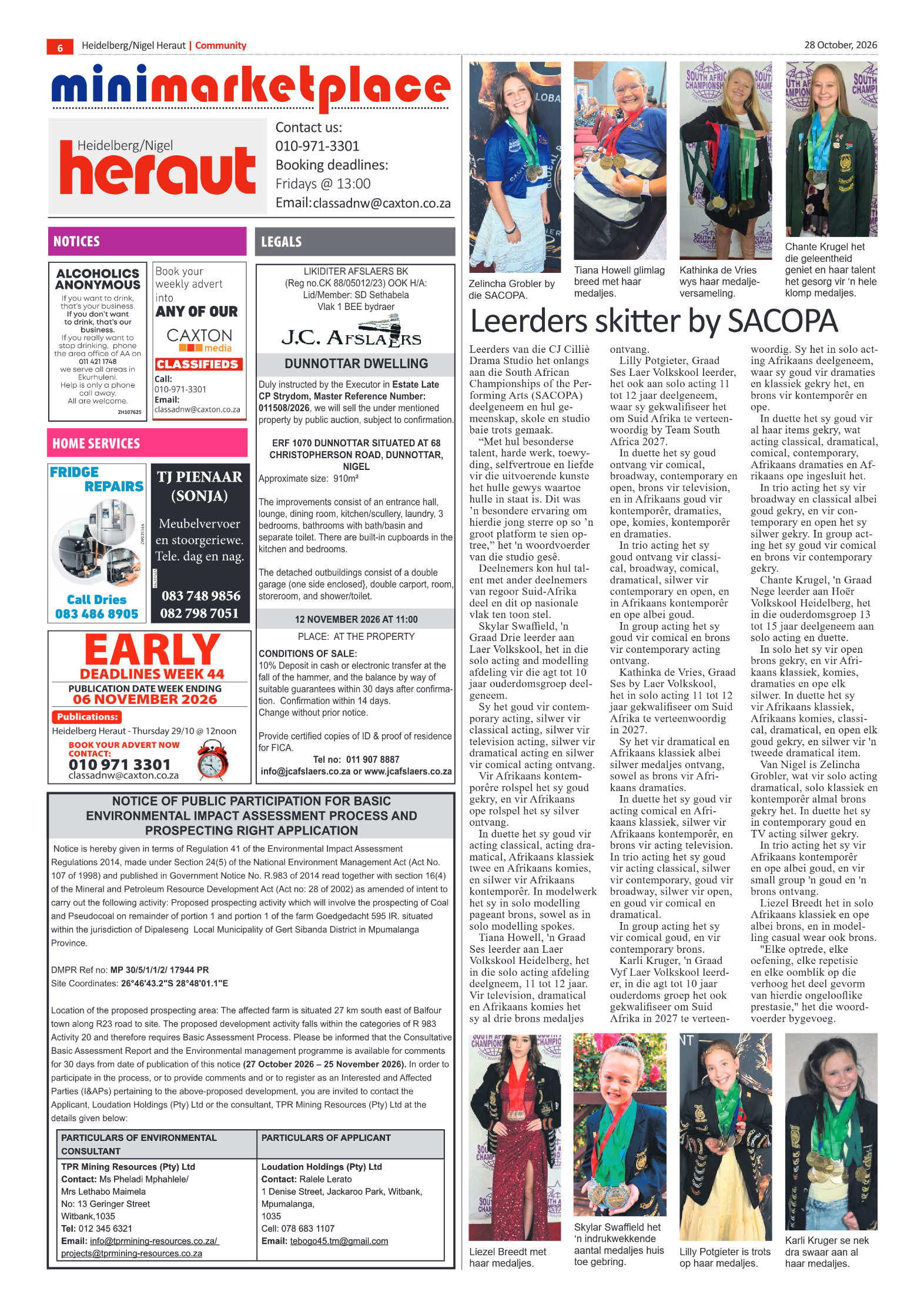 Heidelberg Nigel Heraut 28 October 2026 page 6