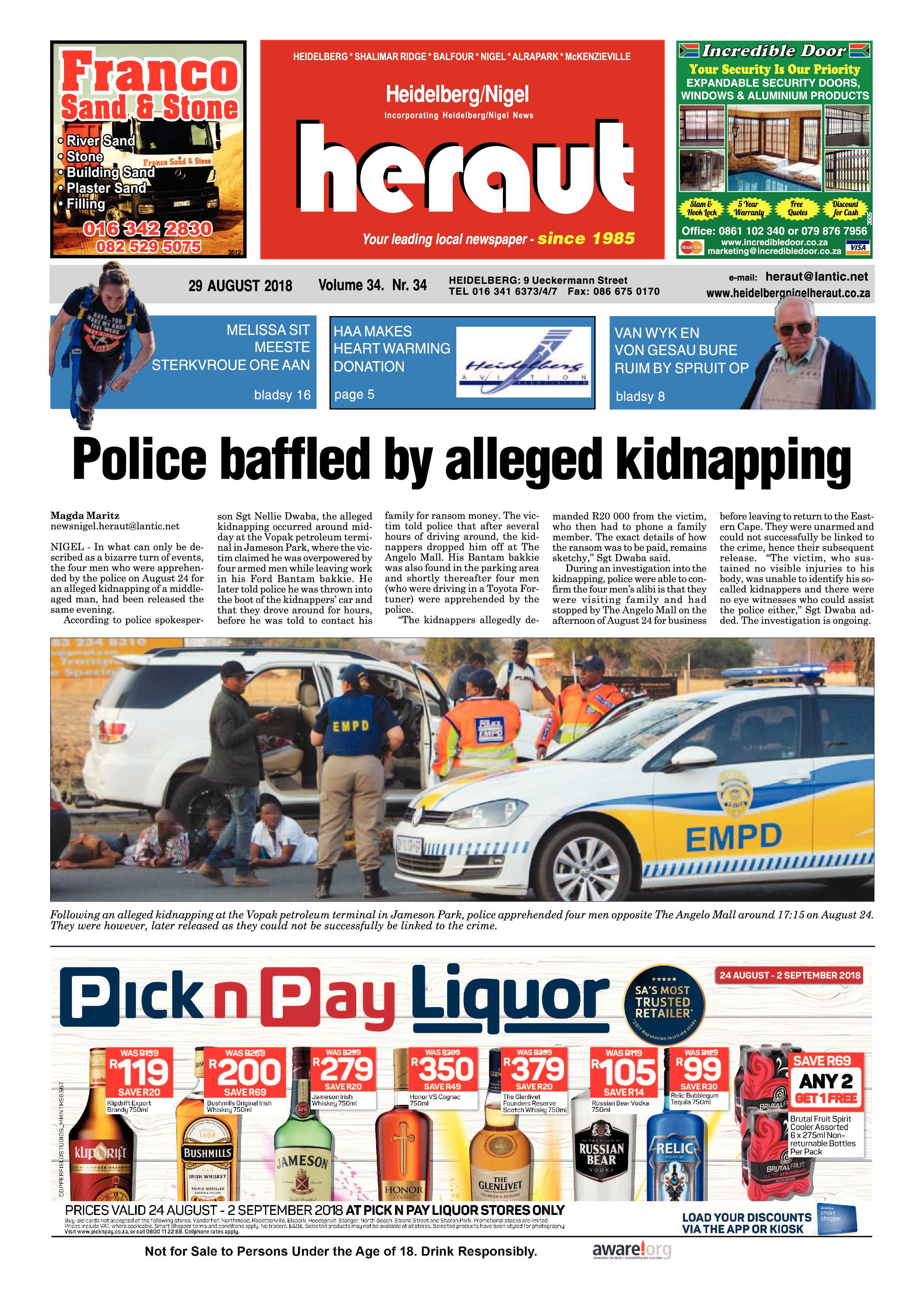 Heidelberg Nigel Heraut 29 August 2018 page 1