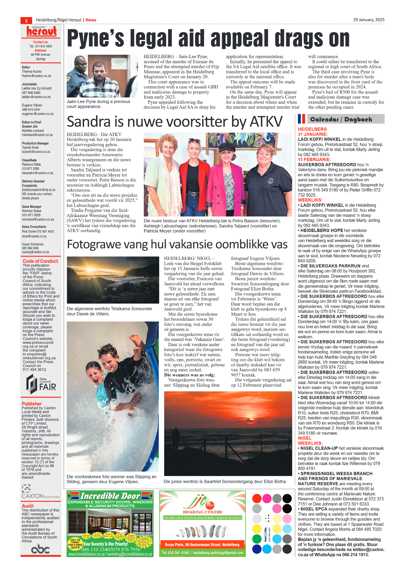 Heidelberg Nigel Heraut 29 January 2025 page 2
