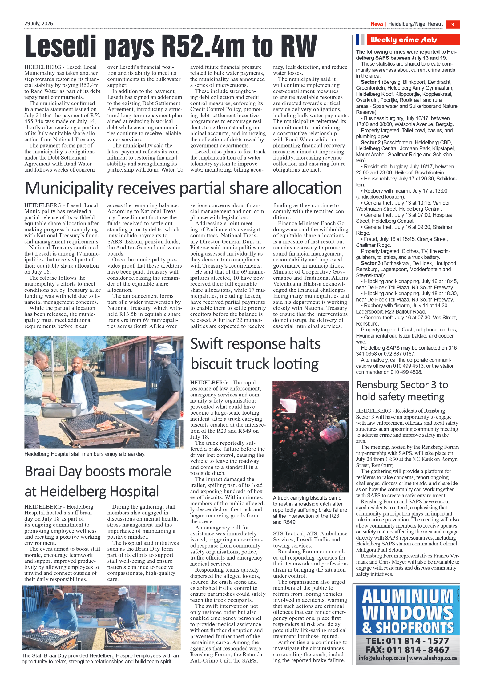 Heidelberg Nigel Heraut 29 July 2026 page 3