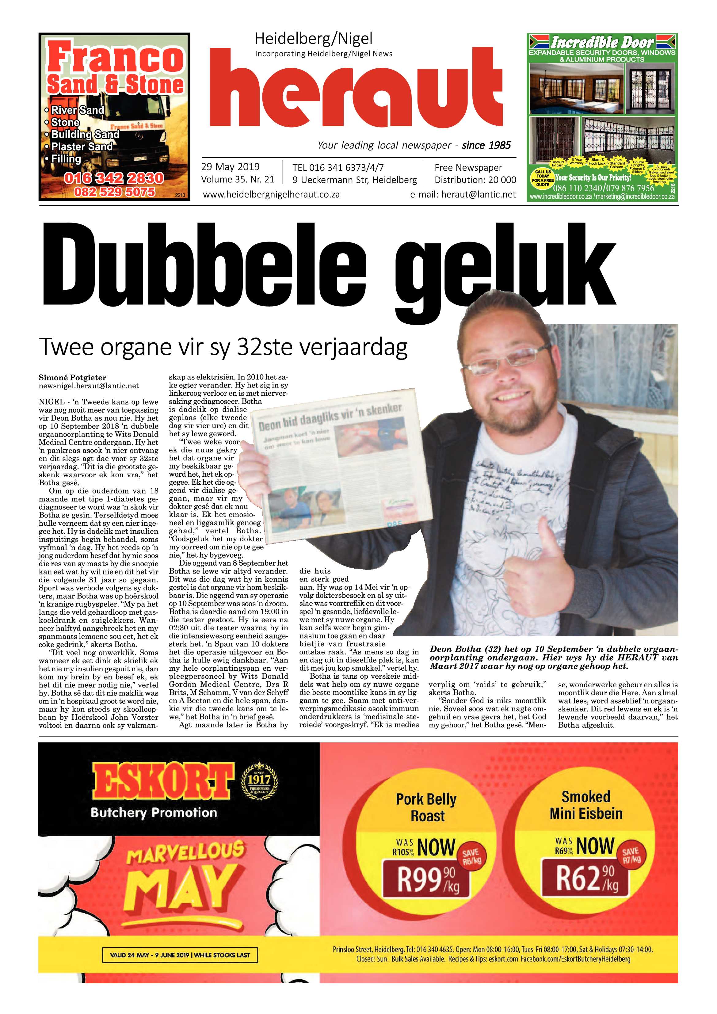 Heidelberg Nigel Heraut 29 May 2019 page 1
