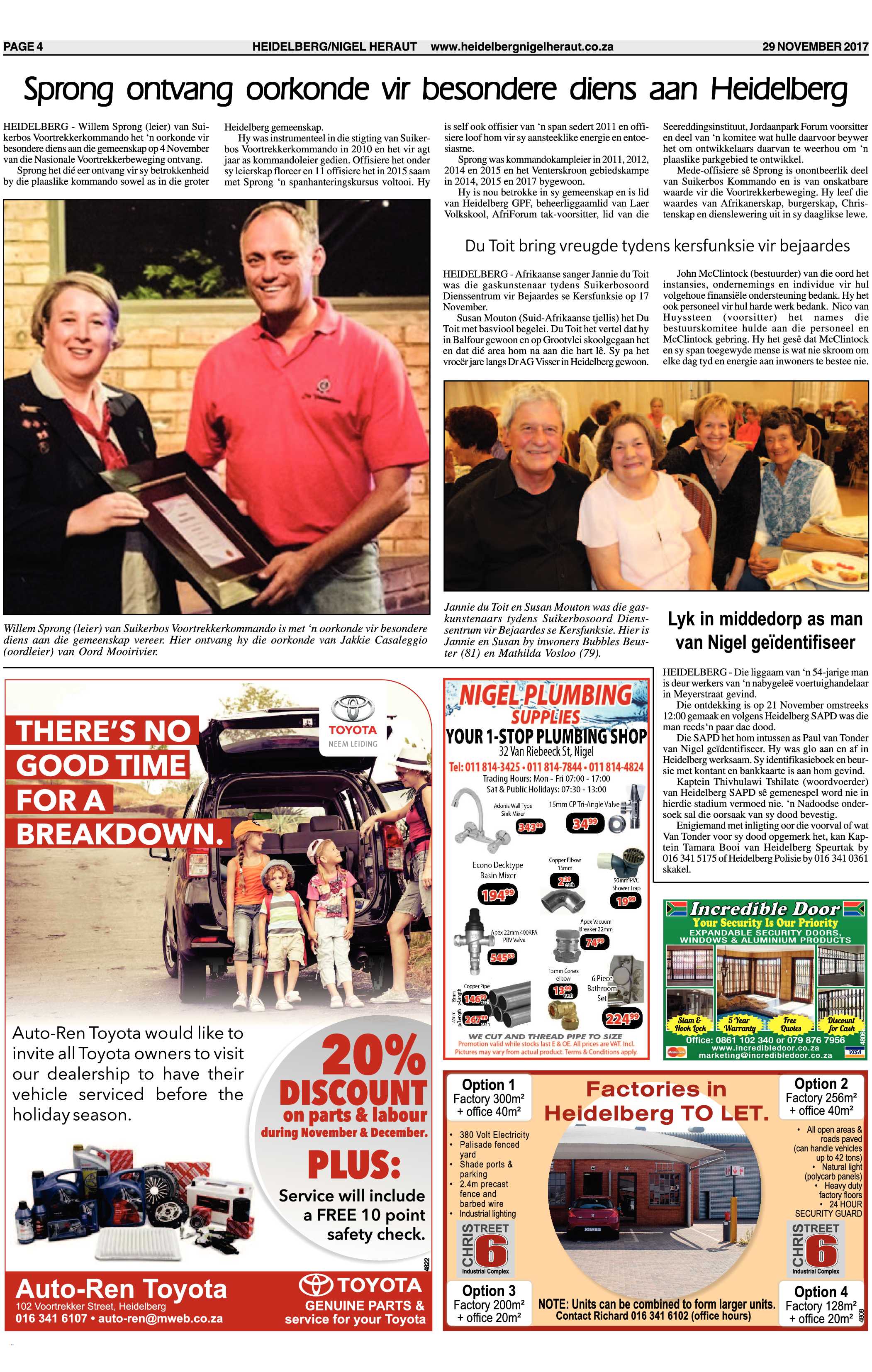Heidelberg Nigel Heraut 29 November 2017 page 4