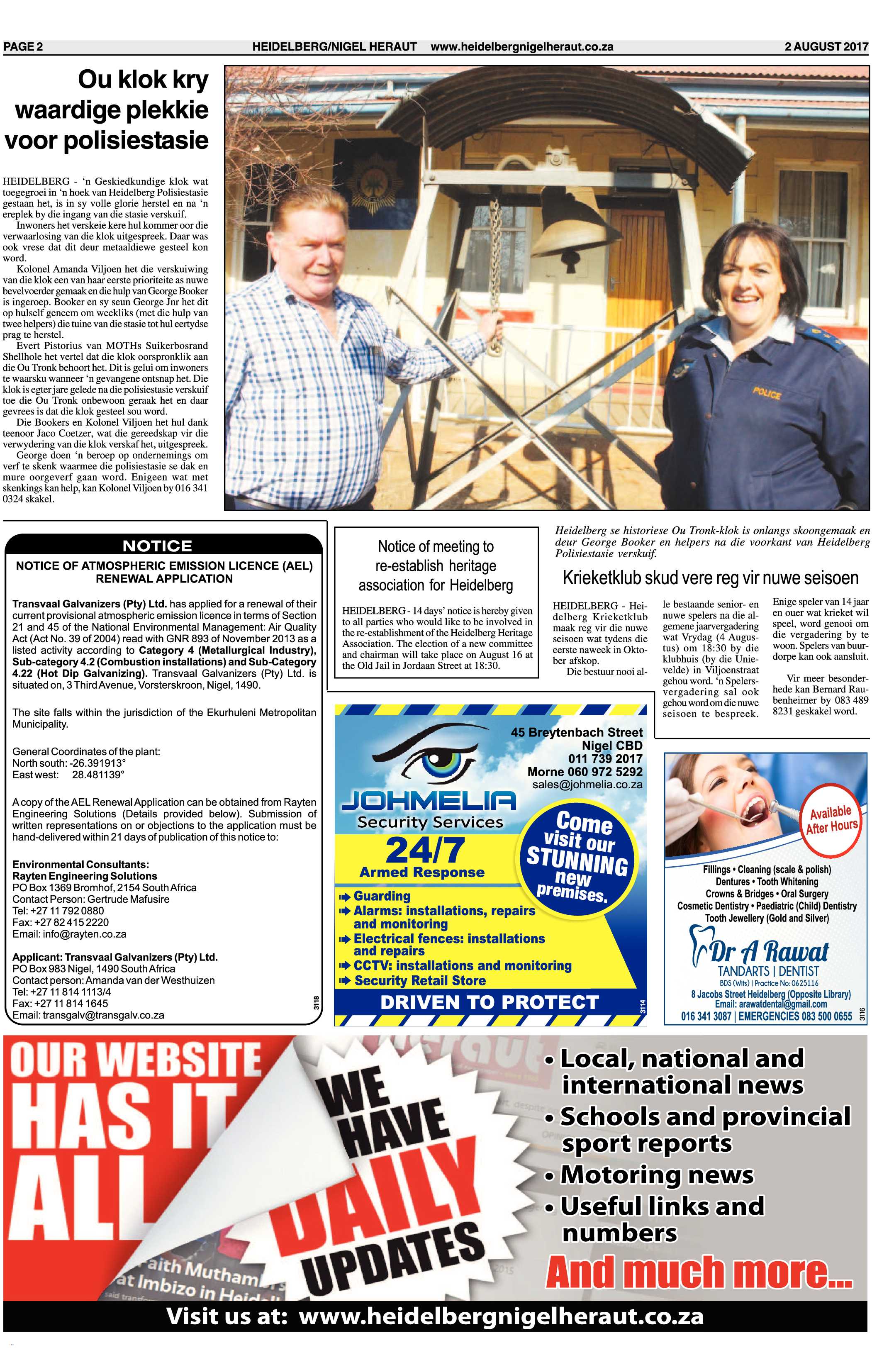 Heidelberg Nigel Heraut 2 August 2017 page 2