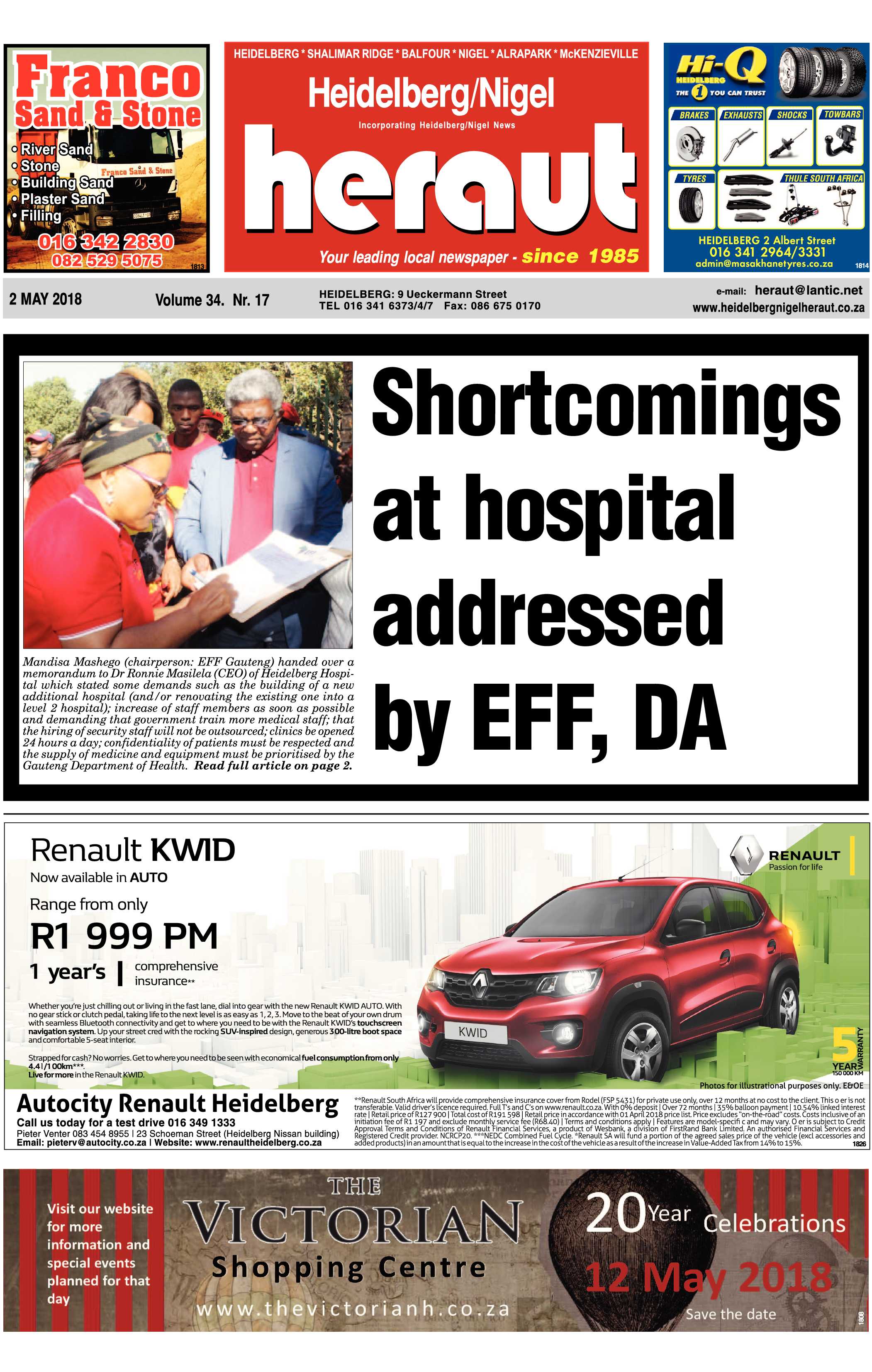 Heidelberg Nigel Heraut 2 May 2018 page 1