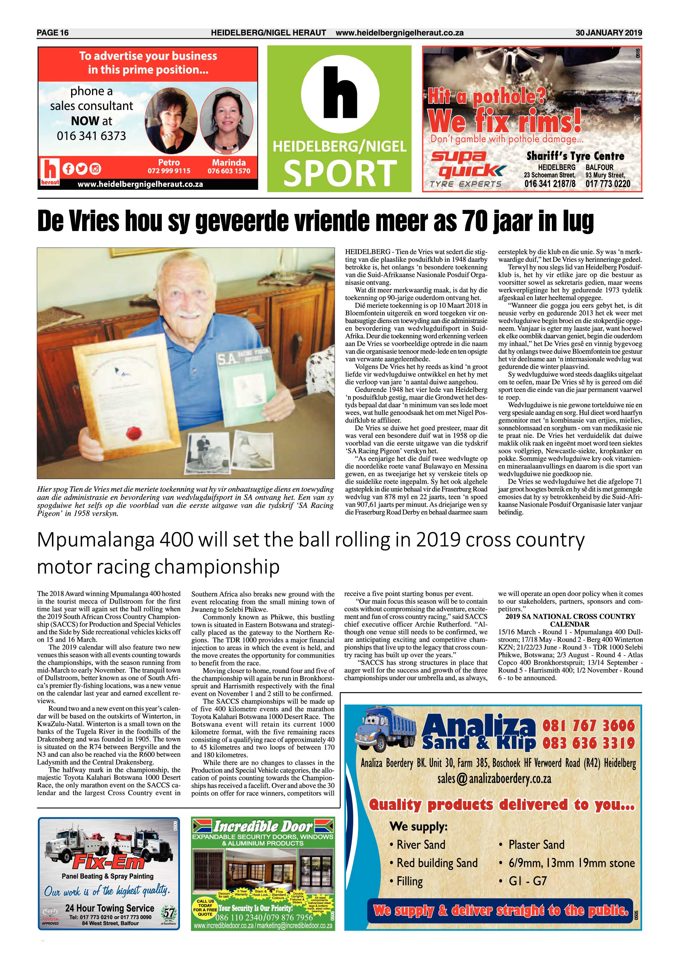 Heidelberg Nigel Heraut 30 January 2019 page 16