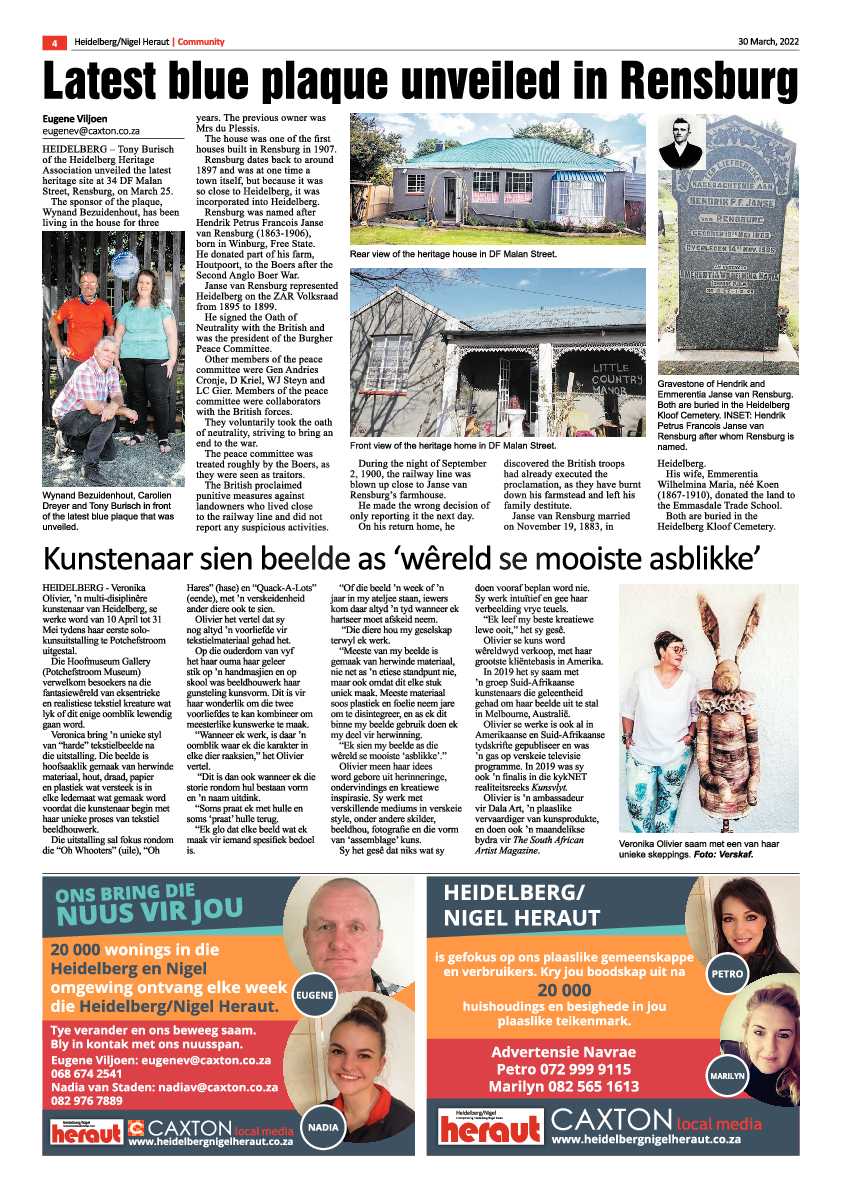 Heidelberg Nigel Heraut 30 March 2022 page 4