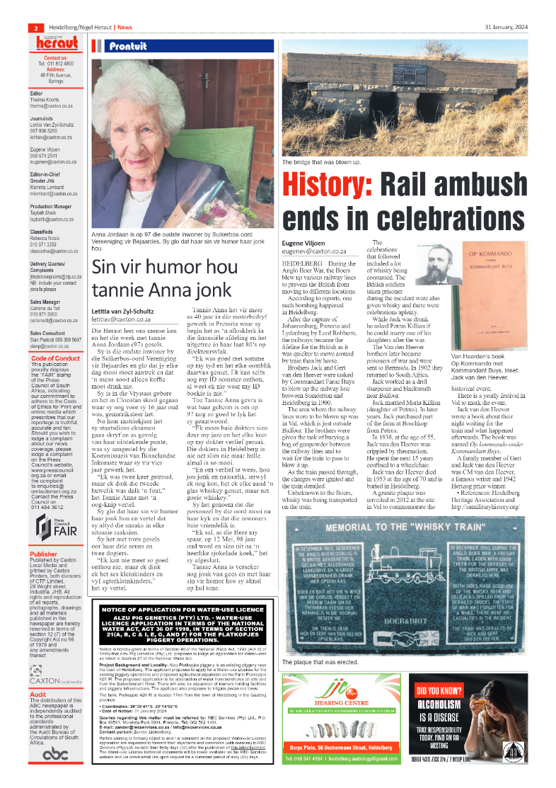 Heidelberg Nigel Heraut 31 January 2024 page 2