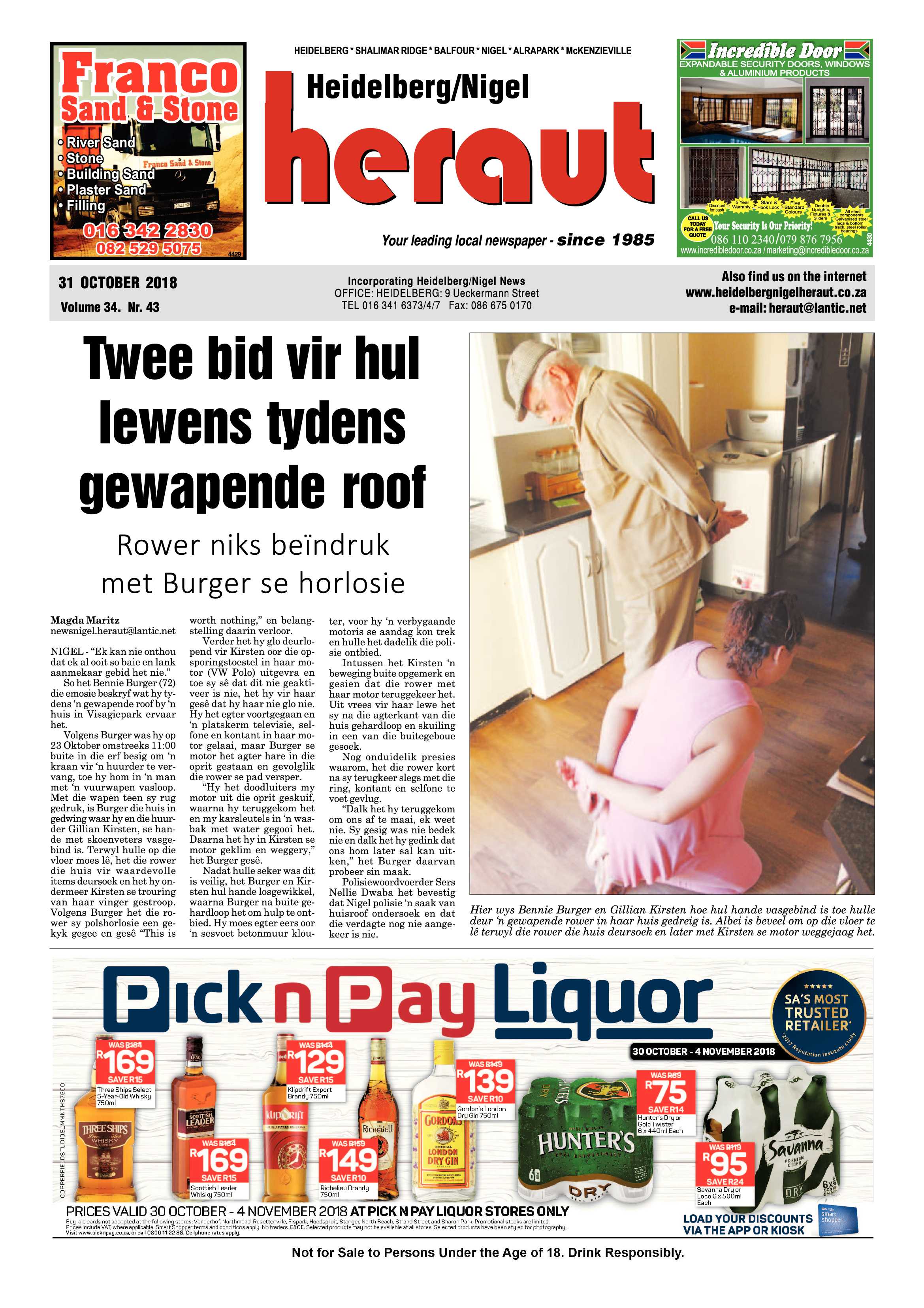 Heidelberg Nigel Heraut 31 October 2018 page 1